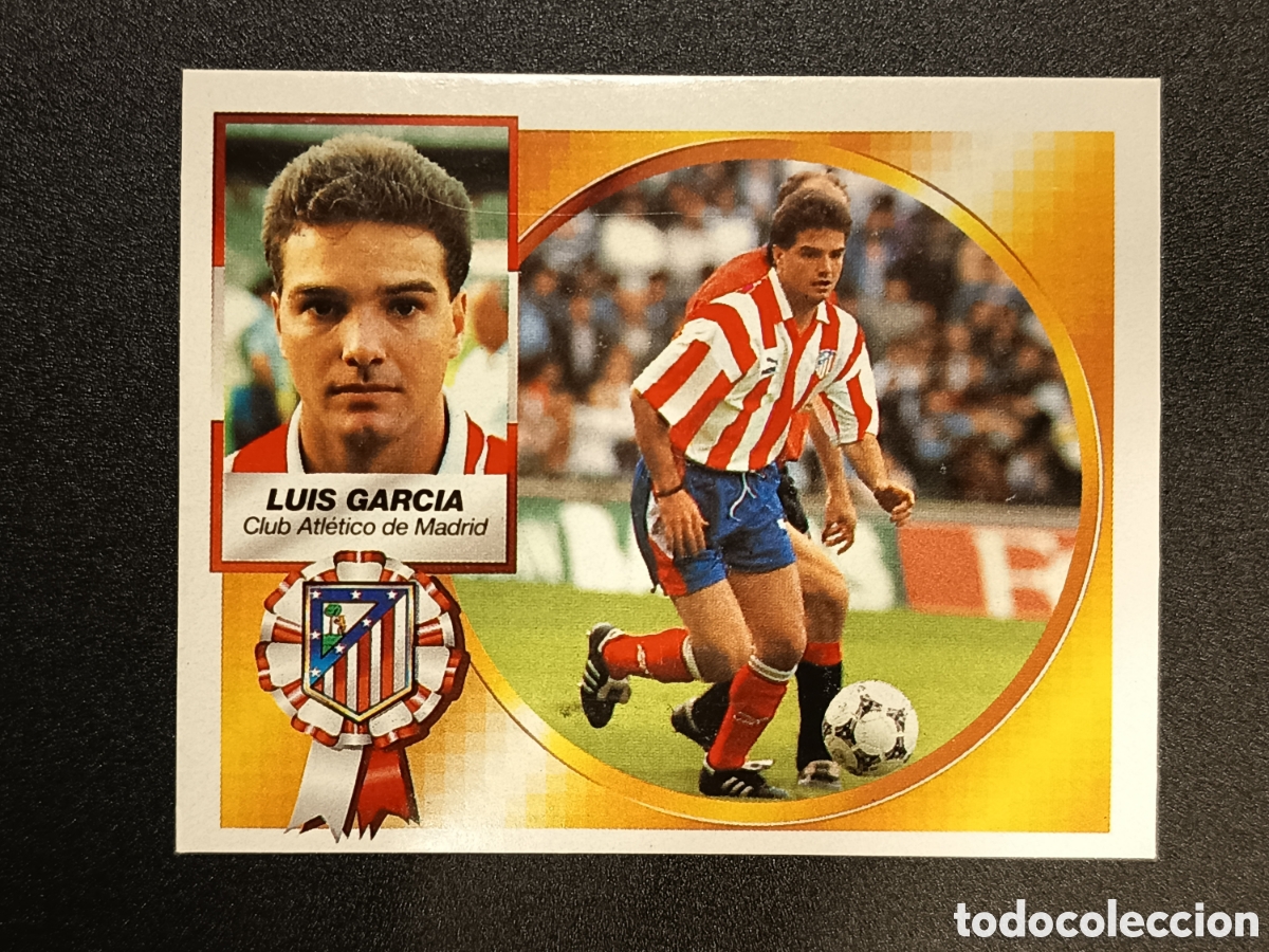 Coleccionismo cromos antiguos: LUIS GARCIA ATL&Eacute;TICO DE MADRID LIGA 94-95 1994-95 1994 1995 EDICIONES ESTE BAJA SIN PEGAR