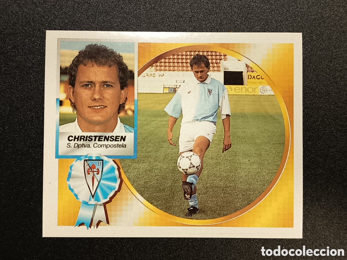 Coleccionismo cromos antiguos: CHRISTENSEN COMPOSTELA LIGA 94-95 1994-95 1994 1995 EDICIONES ESTE COLOCA SIN PEGAR