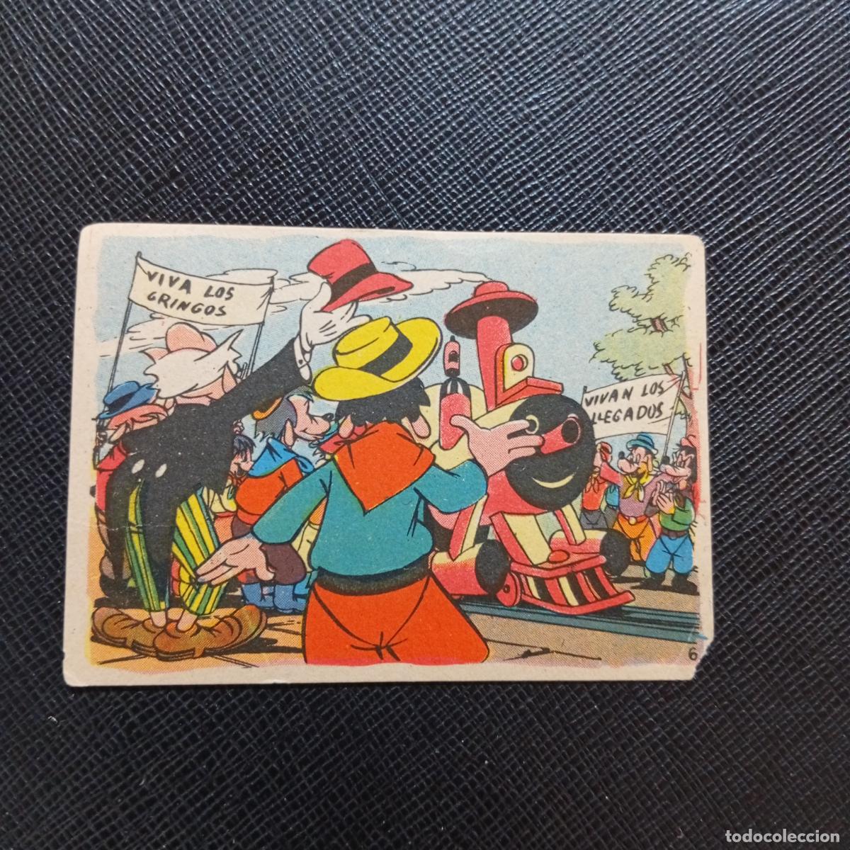 Coleccionismo cromos antiguos: 6 UNA JIRA POR LA PAMPA ARGENTINA CHOCOLATES LLOVERAS DISNEY 1948 CROMO - SIN PEGAR - A214 PG19