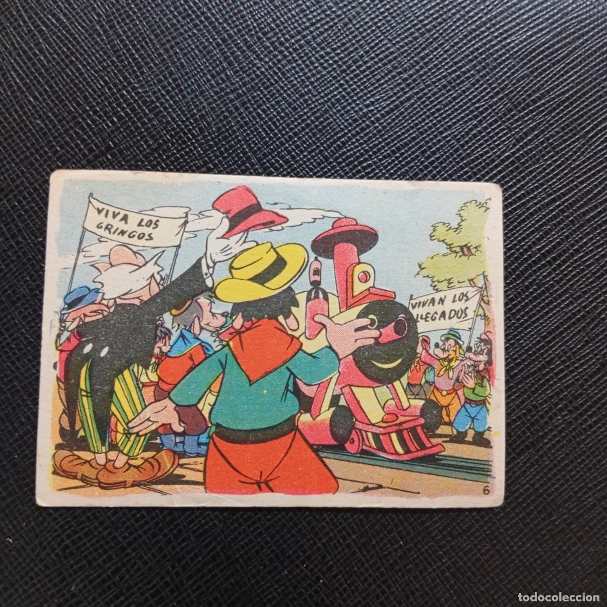 Coleccionismo cromos antiguos: 6 UNA JIRA POR LA PAMPA ARGENTINA CHOCOLATES LLOVERAS DISNEY 1948 CROMO - SIN PEGAR - A214 PG19 B