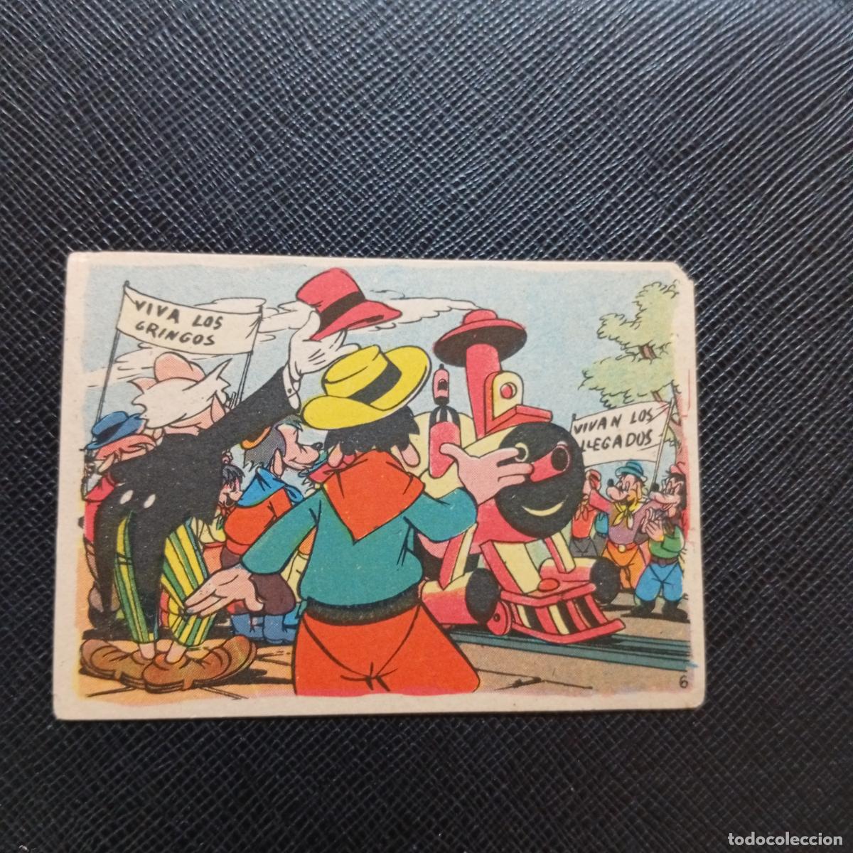Coleccionismo cromos antiguos: 6 UNA JIRA POR LA PAMPA ARGENTINA CHOCOLATES LLOVERAS DISNEY 1948 CROMO - SIN PEGAR - A214 PG28 B