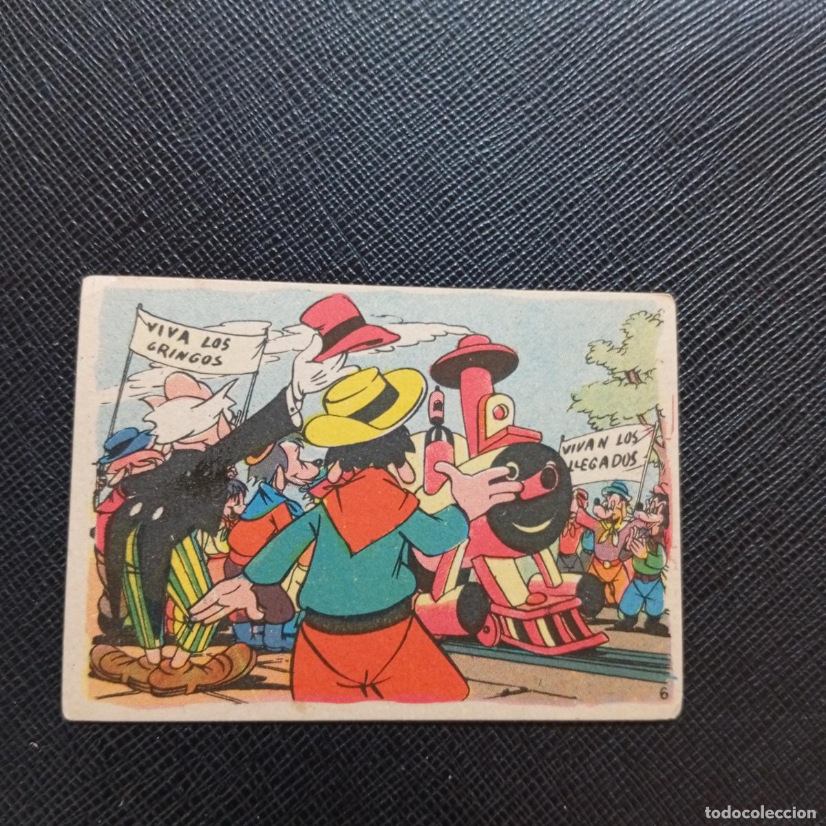 Coleccionismo cromos antiguos: 6 UNA JIRA POR LA PAMPA ARGENTINA CHOCOLATES LLOVERAS DISNEY 1948 CROMO - SIN PEGAR - A214 PG37