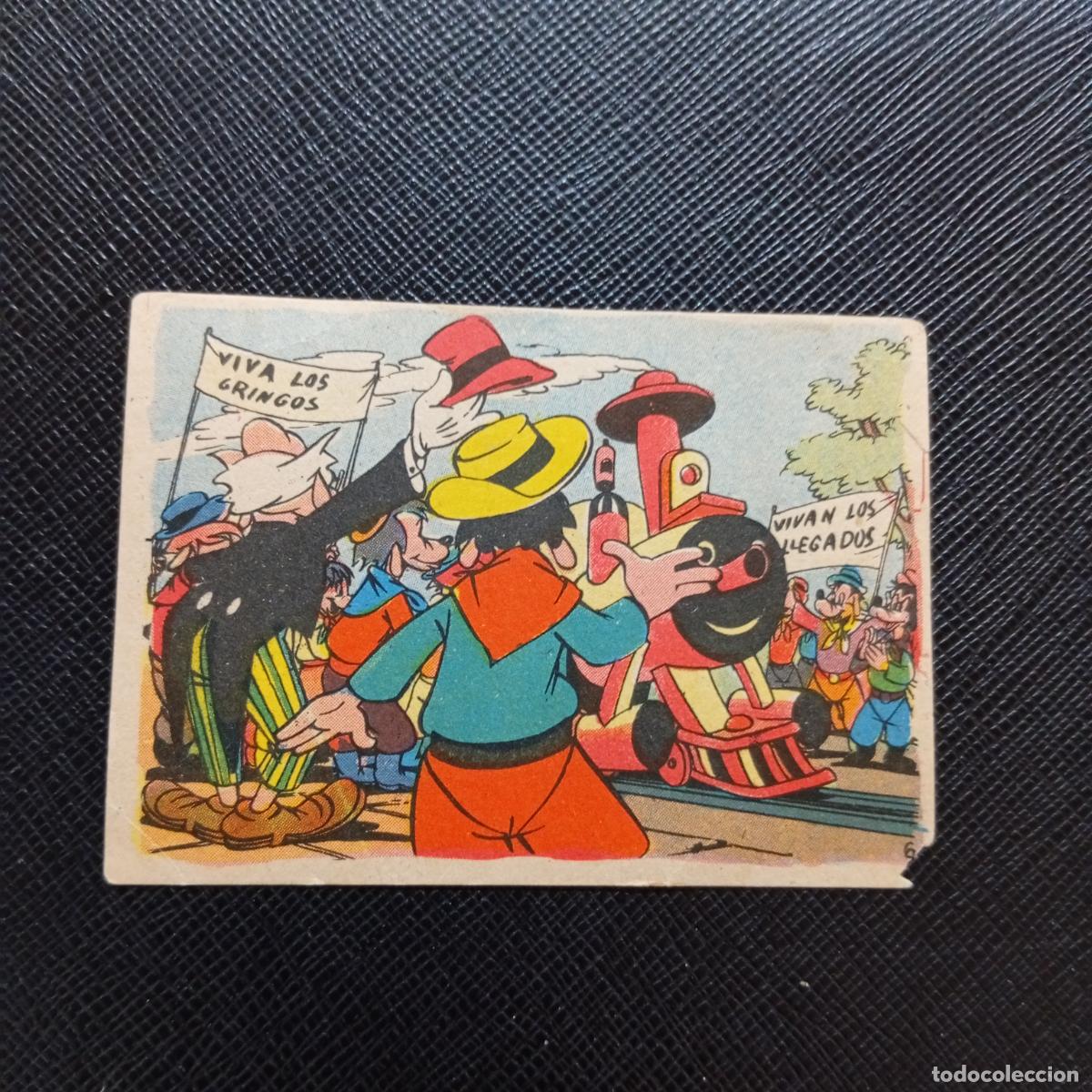 Coleccionismo cromos antiguos: 6 UNA JIRA POR LA PAMPA ARGENTINA CHOCOLATES LLOVERAS DISNEY 1948 CROMO - SIN PEGAR - A214 PG37 B