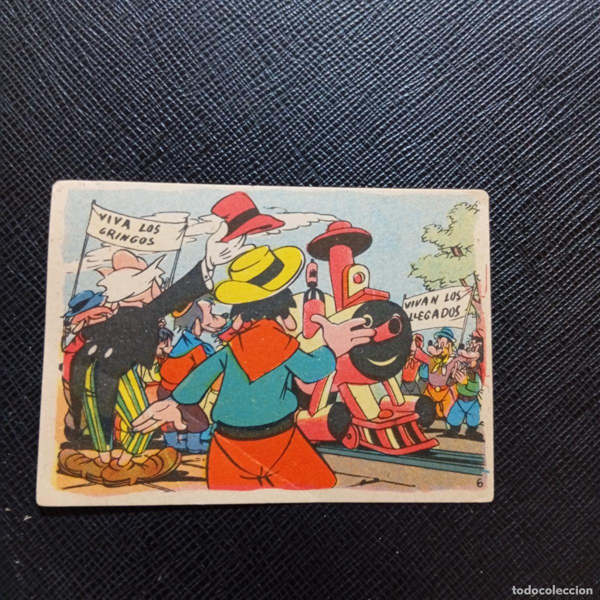 Coleccionismo cromos antiguos: 6 UNA JIRA POR LA PAMPA ARGENTINA CHOCOLATES LLOVERAS DISNEY 1948 CROMO - SIN PEGAR - A214 PG46 B