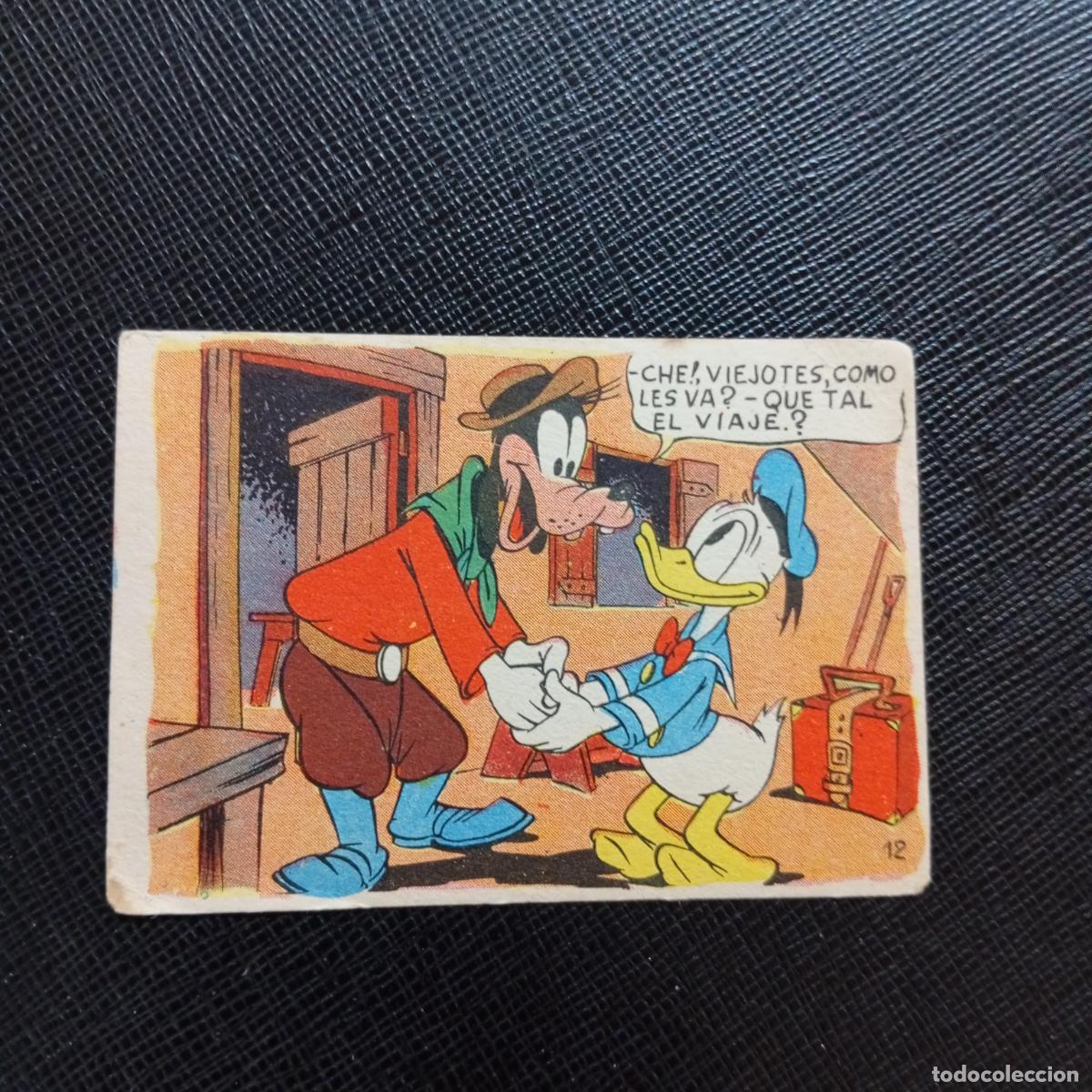Coleccionismo cromos antiguos: 12 UNA JIRA POR LA PAMPA ARGENTINA CHOCOLATES LLOVERAS DISNEY 1948 CROMO - SIN PEGAR - A214 PG28