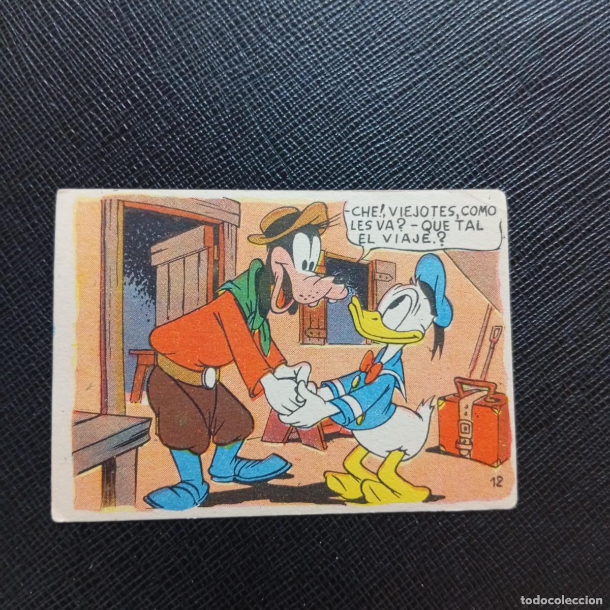 Coleccionismo cromos antiguos: 12 UNA JIRA POR LA PAMPA ARGENTINA CHOCOLATES LLOVERAS DISNEY 1948 CROMO - SIN PEGAR - A214 PG28 B