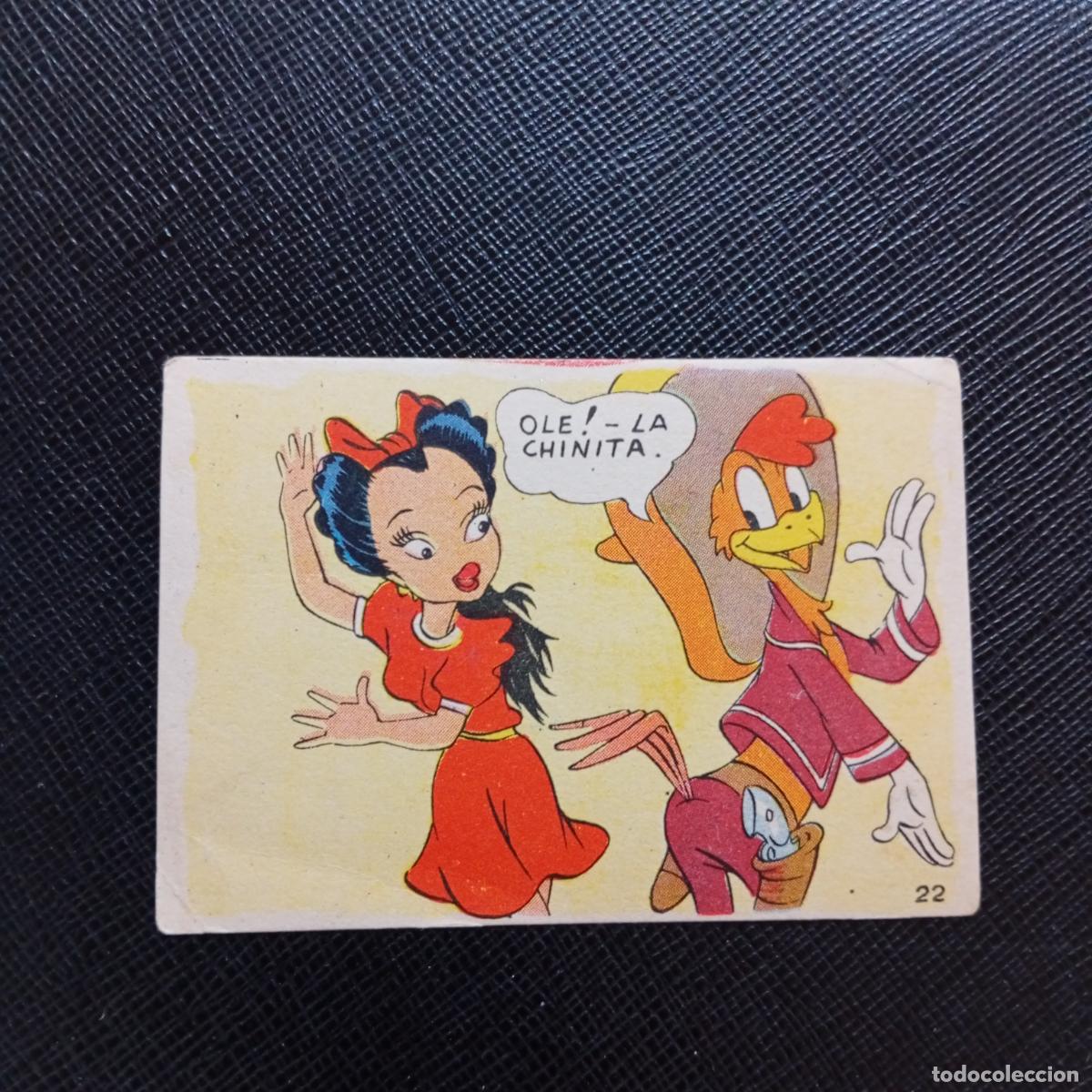 Coleccionismo cromos antiguos: 22 UNA JIRA POR LA PAMPA ARGENTINA CHOCOLATES LLOVERAS DISNEY 1948 CROMO - SIN PEGAR - A214 PG28