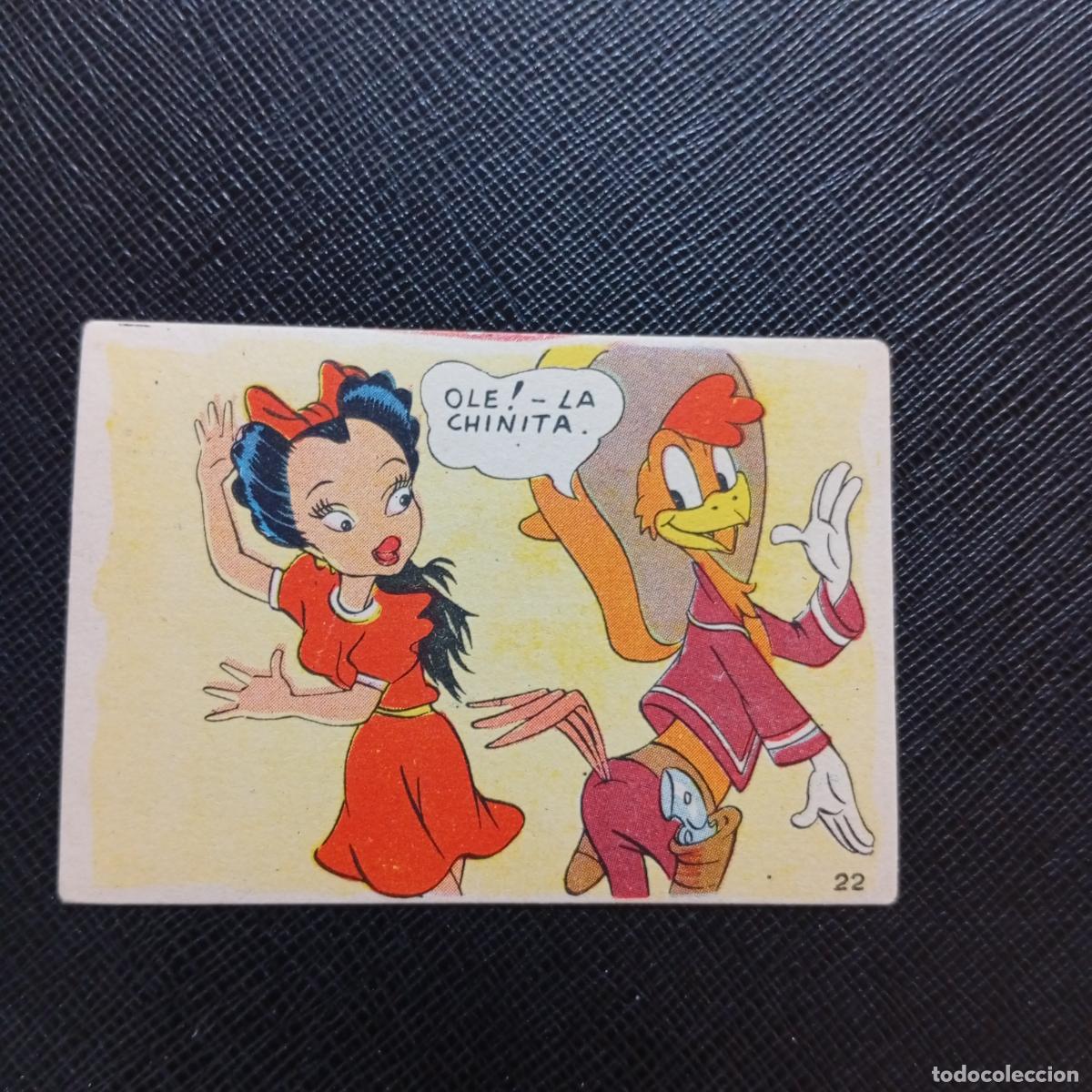 Coleccionismo cromos antiguos: 22 UNA JIRA POR LA PAMPA ARGENTINA CHOCOLATES LLOVERAS DISNEY 1948 CROMO - SIN PEGAR - A214 PG37