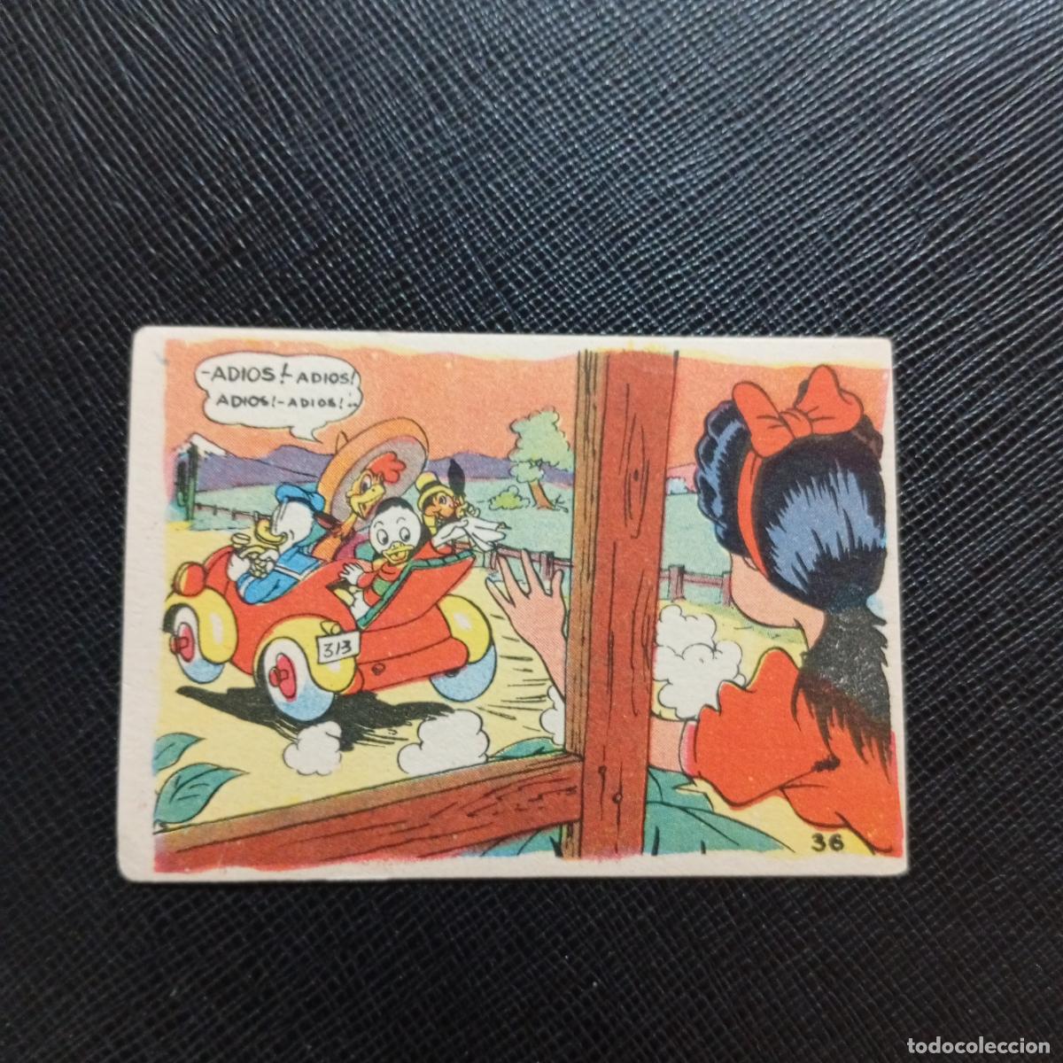 Coleccionismo cromos antiguos: 36 UNA JIRA POR LA PAMPA ARGENTINA CHOCOLATES LLOVERAS DISNEY 1948 CROMO - SIN PEGAR - A214 PG28 B