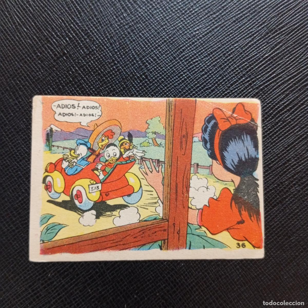 Coleccionismo cromos antiguos: 36 UNA JIRA POR LA PAMPA ARGENTINA CHOCOLATES LLOVERAS DISNEY 1948 CROMO - SIN PEGAR - A214 PG37 B
