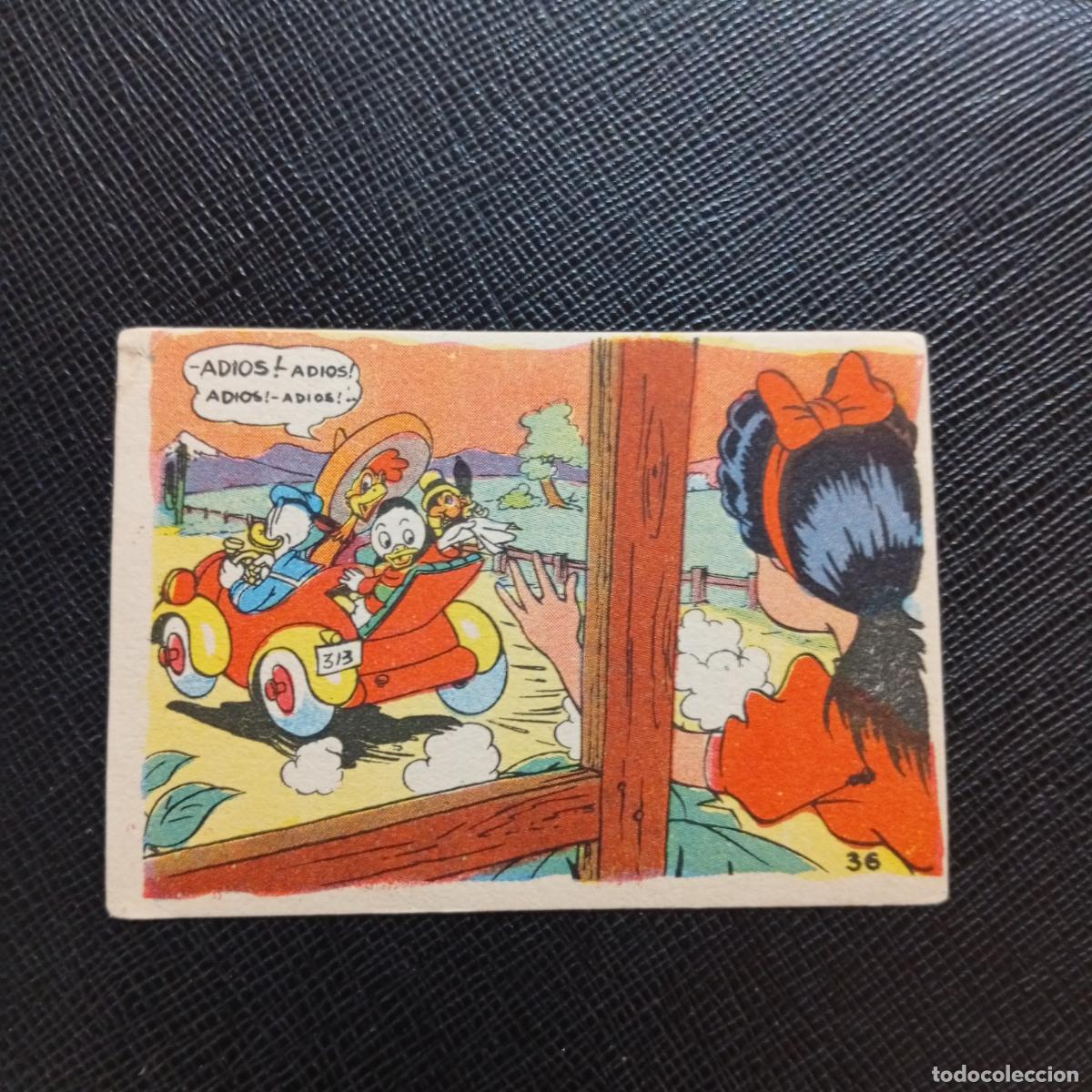 Coleccionismo cromos antiguos: 36 UNA JIRA POR LA PAMPA ARGENTINA CHOCOLATES LLOVERAS DISNEY 1948 CROMO - SIN PEGAR - A214 PG46