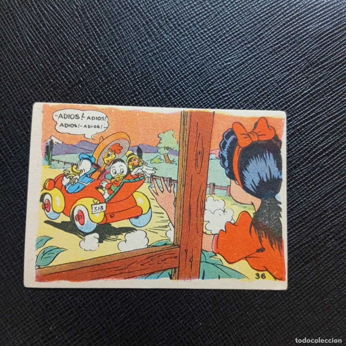 Coleccionismo cromos antiguos: 36 UNA JIRA POR LA PAMPA ARGENTINA CHOCOLATES LLOVERAS DISNEY 1948 CROMO - SIN PEGAR - A214 PG46 B