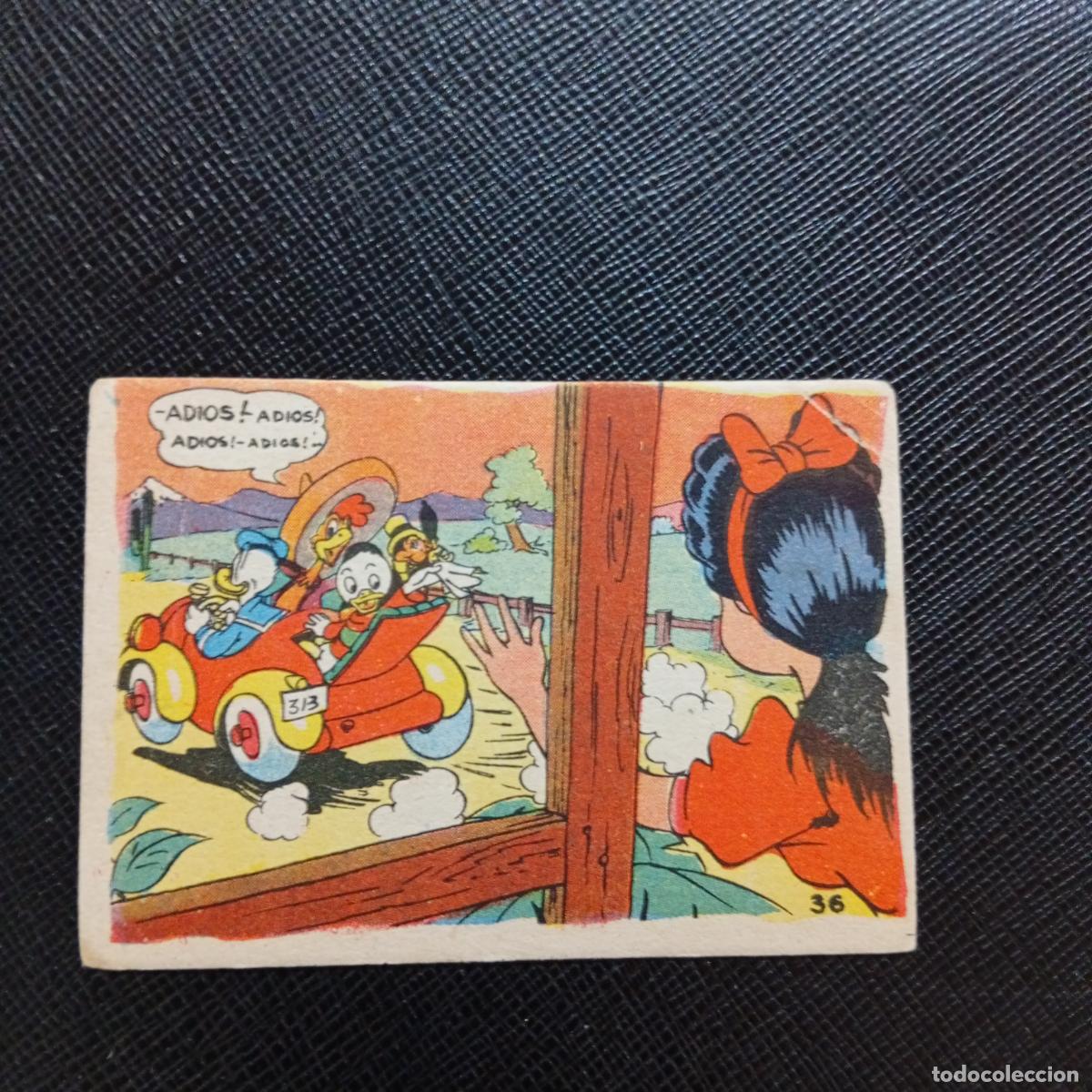 Coleccionismo cromos antiguos: 36 UNA JIRA POR LA PAMPA ARGENTINA CHOCOLATES LLOVERAS DISNEY 1948 CROMO - SIN PEGAR - A214 PG55