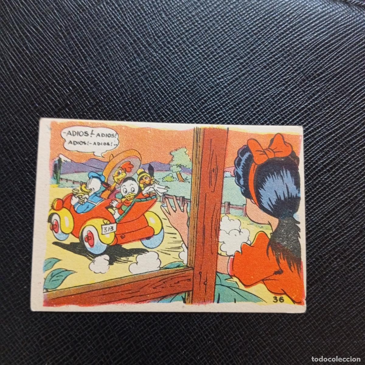 Coleccionismo cromos antiguos: 36 UNA JIRA POR LA PAMPA ARGENTINA CHOCOLATES LLOVERAS DISNEY 1948 CROMO - SIN PEGAR - A214 PG64