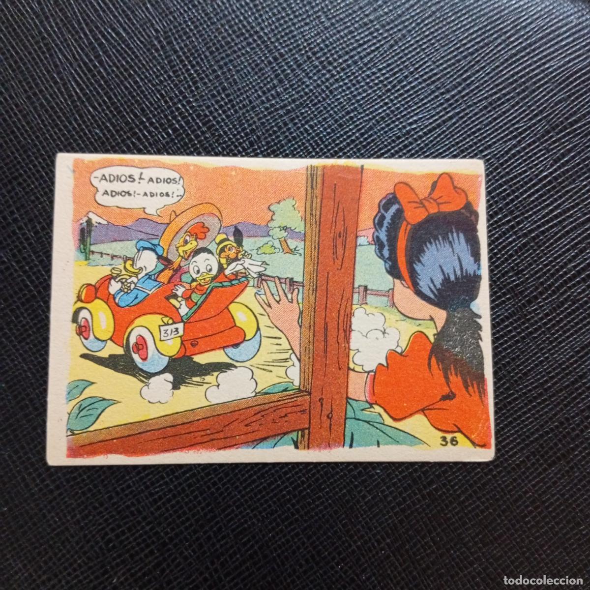 Coleccionismo cromos antiguos: 36 UNA JIRA POR LA PAMPA ARGENTINA CHOCOLATES LLOVERAS DISNEY 1948 CROMO - SIN PEGAR - A214 PG64 B