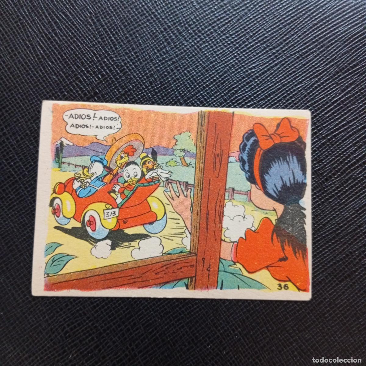 Coleccionismo cromos antiguos: 36 UNA JIRA POR LA PAMPA ARGENTINA CHOCOLATES LLOVERAS DISNEY 1948 CROMO - SIN PEGAR - A214 PG73