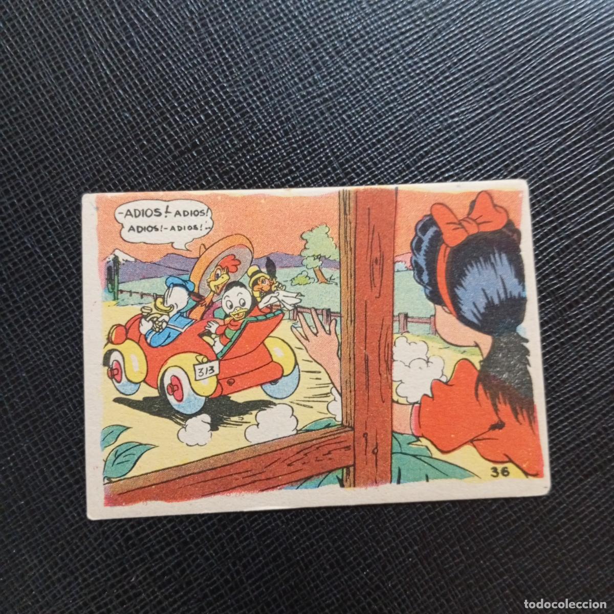 Coleccionismo cromos antiguos: 36 UNA JIRA POR LA PAMPA ARGENTINA CHOCOLATES LLOVERAS DISNEY 1948 CROMO - SIN PEGAR - A214 PG82