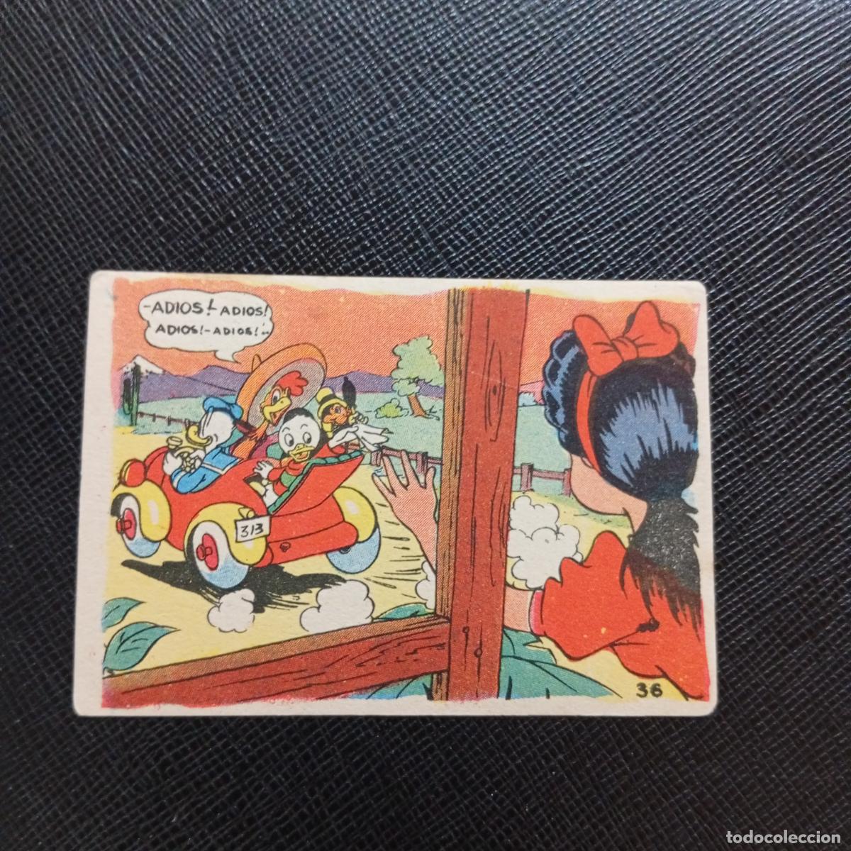 Coleccionismo cromos antiguos: 36 UNA JIRA POR LA PAMPA ARGENTINA CHOCOLATES LLOVERAS DISNEY 1948 CROMO - SIN PEGAR - A214 PG82 B