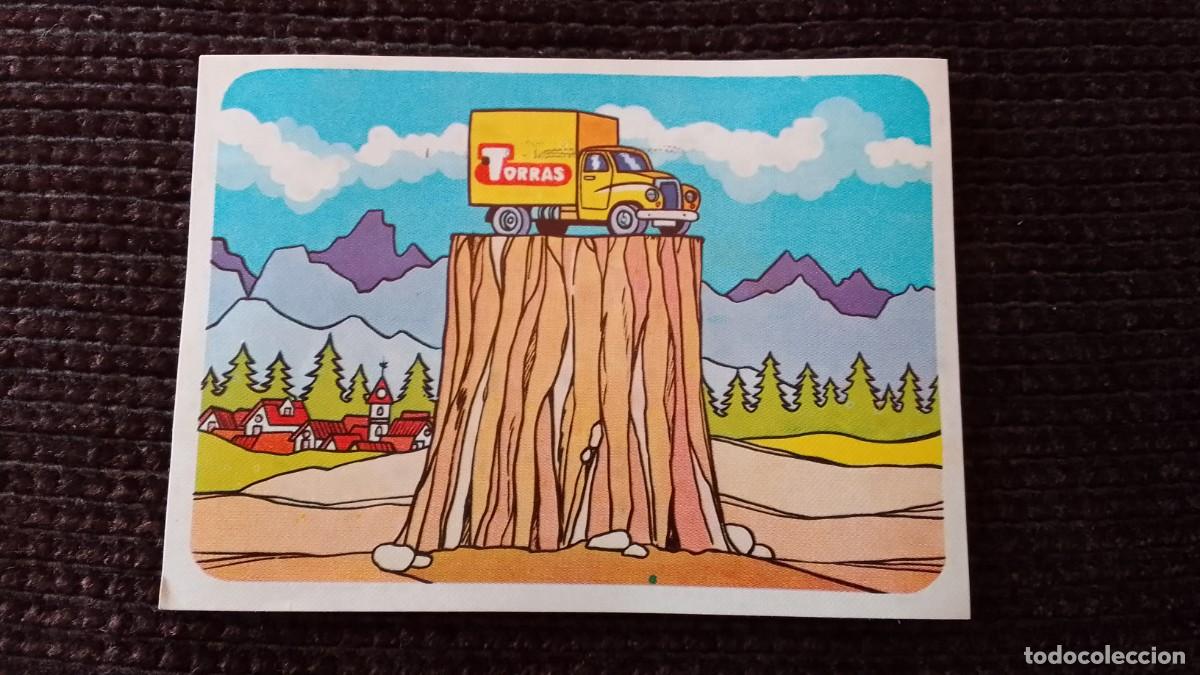Coleccionismo cromos antiguos: CROMO JUEGO DE REFRANES. CHOCOLATES TORRAS. 29. Y MIENTRAS EL CHOFER DORMIA, LE QUITARON LA TIERRA.
