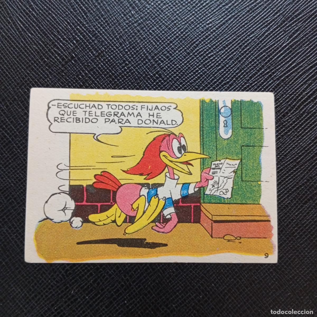 Coleccionismo cromos antiguos: 9 LOS PATITOS INGENUOS CHOCOLATES LLOVERAS DISNEY 1948 CROMO - SIN PEGAR - A214 PG46 B