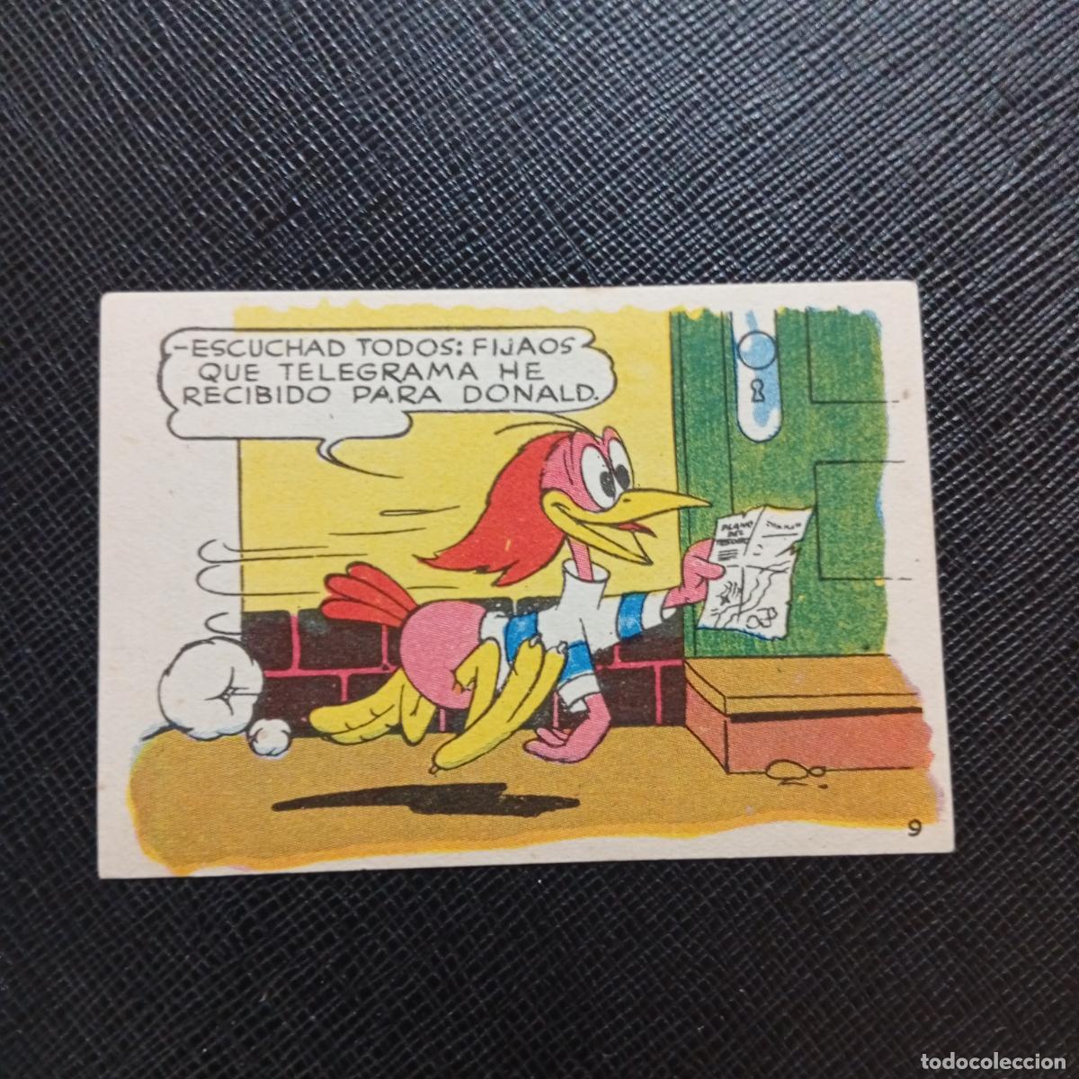 Coleccionismo cromos antiguos: 9 LOS PATITOS INGENUOS CHOCOLATES LLOVERAS DISNEY 1948 CROMO - SIN PEGAR - A214 PG55