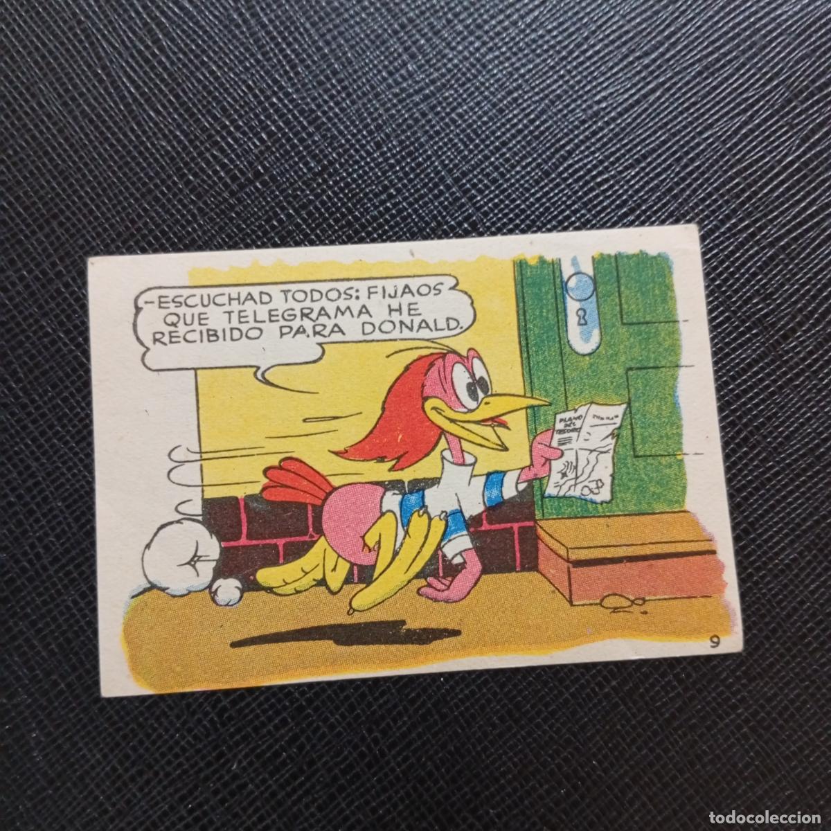Coleccionismo cromos antiguos: 9 LOS PATITOS INGENUOS CHOCOLATES LLOVERAS DISNEY 1948 CROMO - SIN PEGAR - A214 PG73