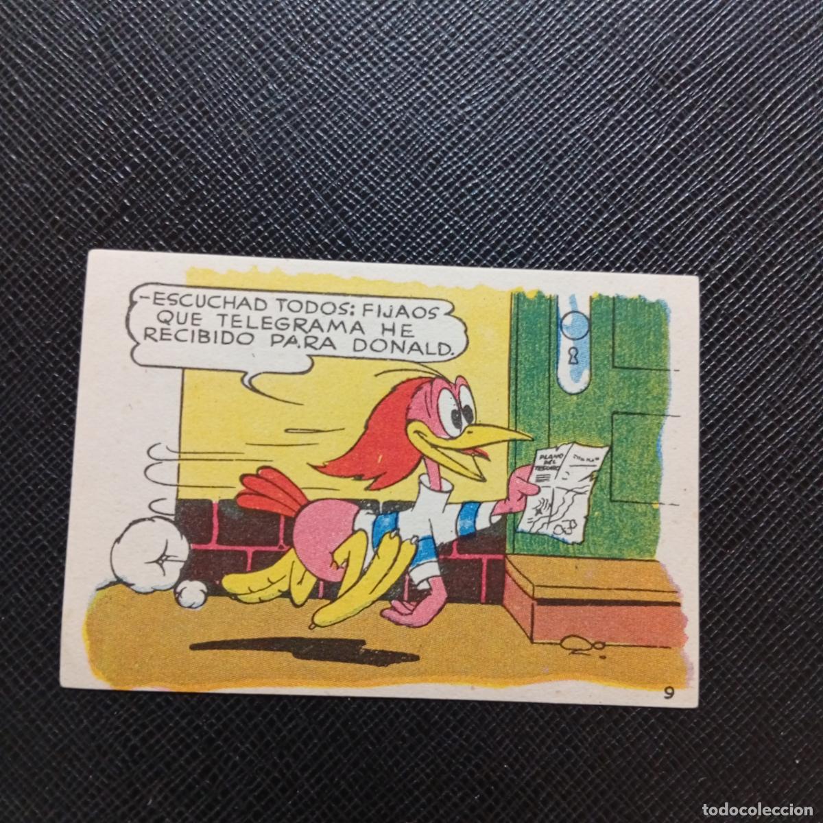 Coleccionismo cromos antiguos: 9 LOS PATITOS INGENUOS CHOCOLATES LLOVERAS DISNEY 1948 CROMO - SIN PEGAR - A214 PG82 B