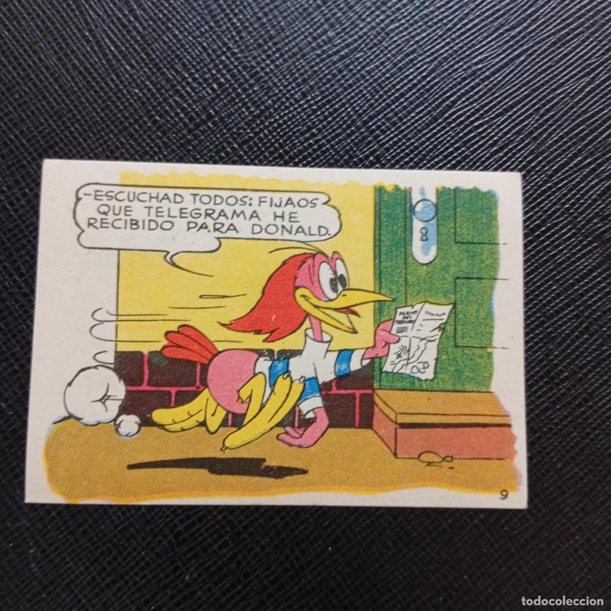 Coleccionismo cromos antiguos: 9 LOS PATITOS INGENUOS CHOCOLATES LLOVERAS DISNEY 1948 CROMO - SIN PEGAR - A214 PG100