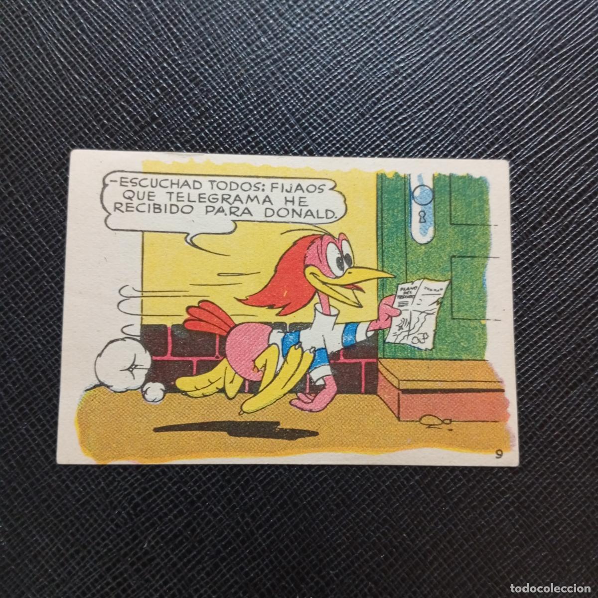 Sammeln alte Sammelbilder: 9 LOS PATITOS INGENUOS CHOCOLATES LLOVERAS DISNEY 1948 CROMO - SIN PEGAR - A214 PG154 B