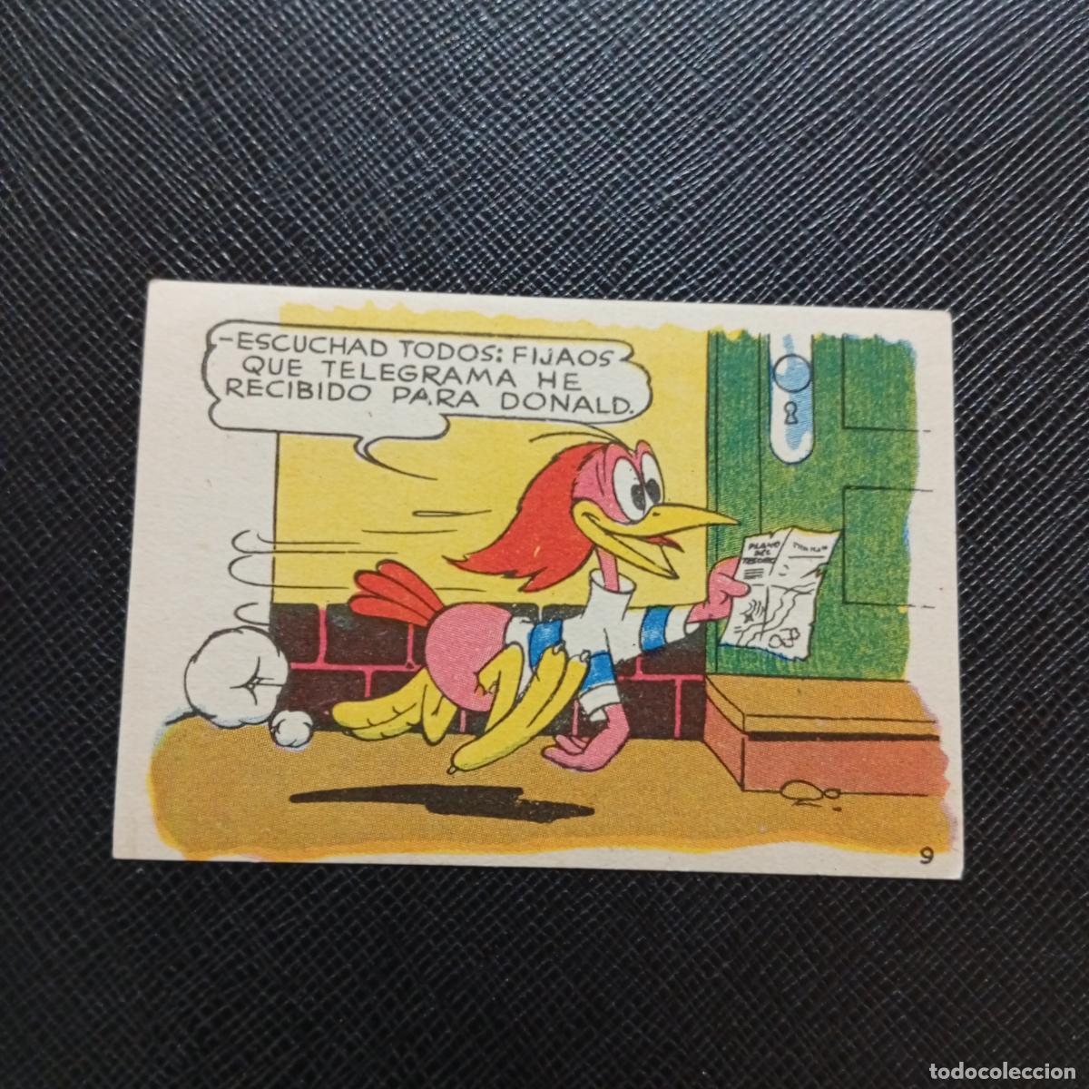 Sammeln alte Sammelbilder: 9 LOS PATITOS INGENUOS CHOCOLATES LLOVERAS DISNEY 1948 CROMO - SIN PEGAR - A214 PG172 B