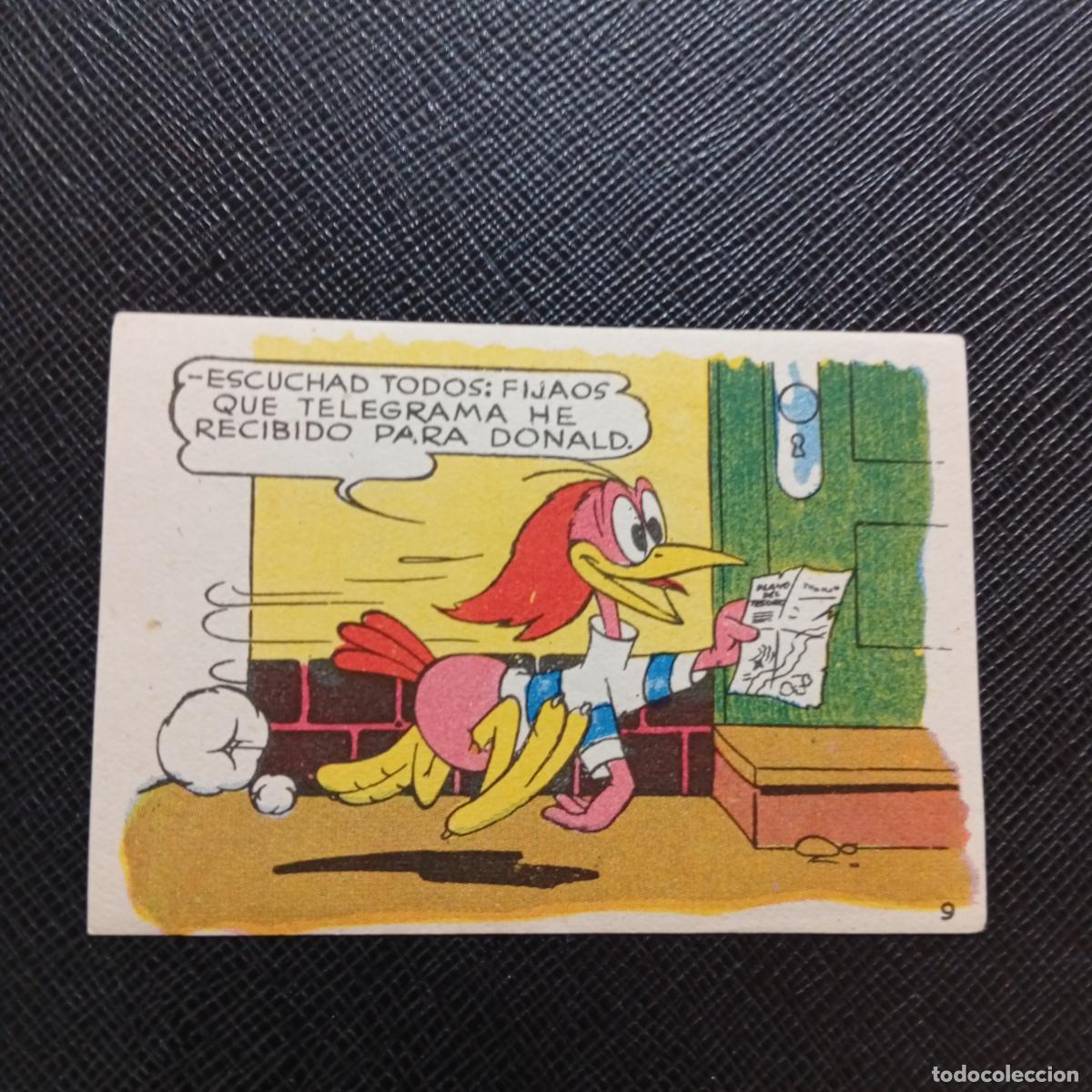 Sammeln alte Sammelbilder: 9 LOS PATITOS INGENUOS CHOCOLATES LLOVERAS DISNEY 1948 CROMO - SIN PEGAR - A214 PG190