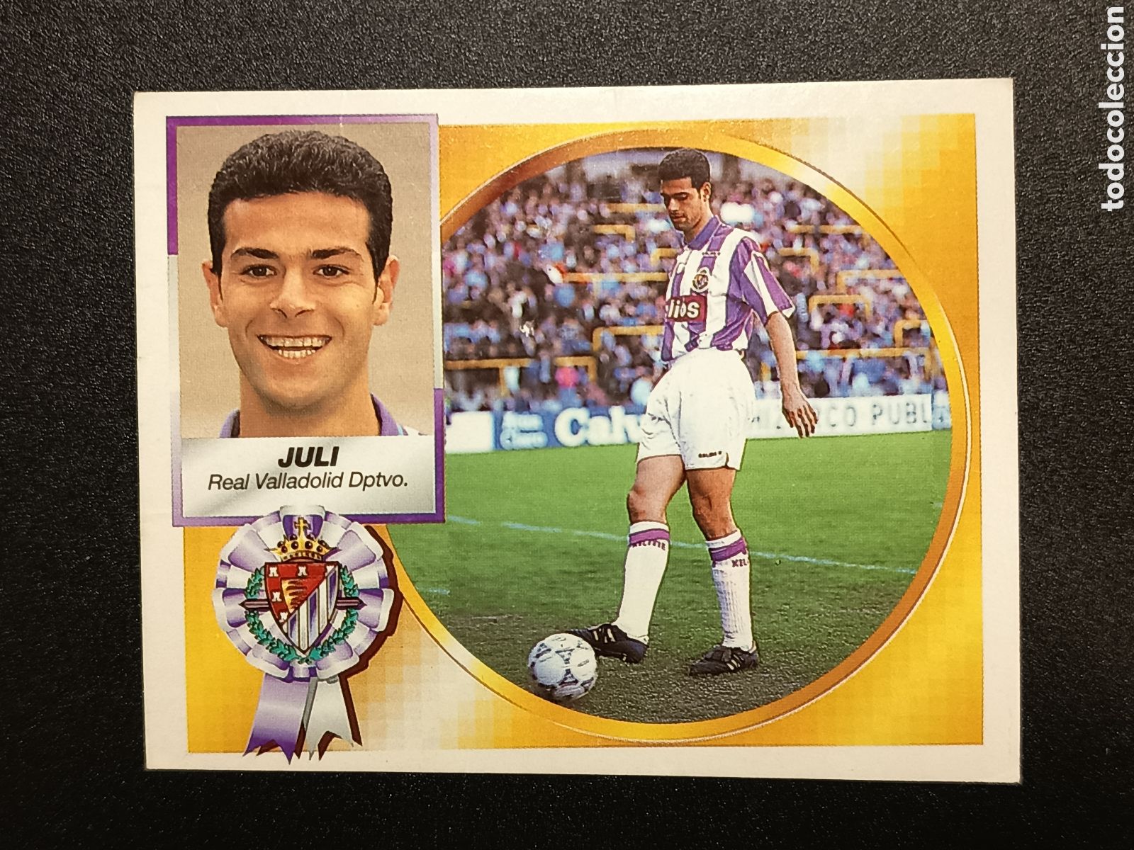 Coleccionismo cromos antiguos: JULI VALLADOLID LIGA 94-95 1994-95 1994 1995 EDICIONES ESTE BAJA ERROR CORTE SIN PEGAR