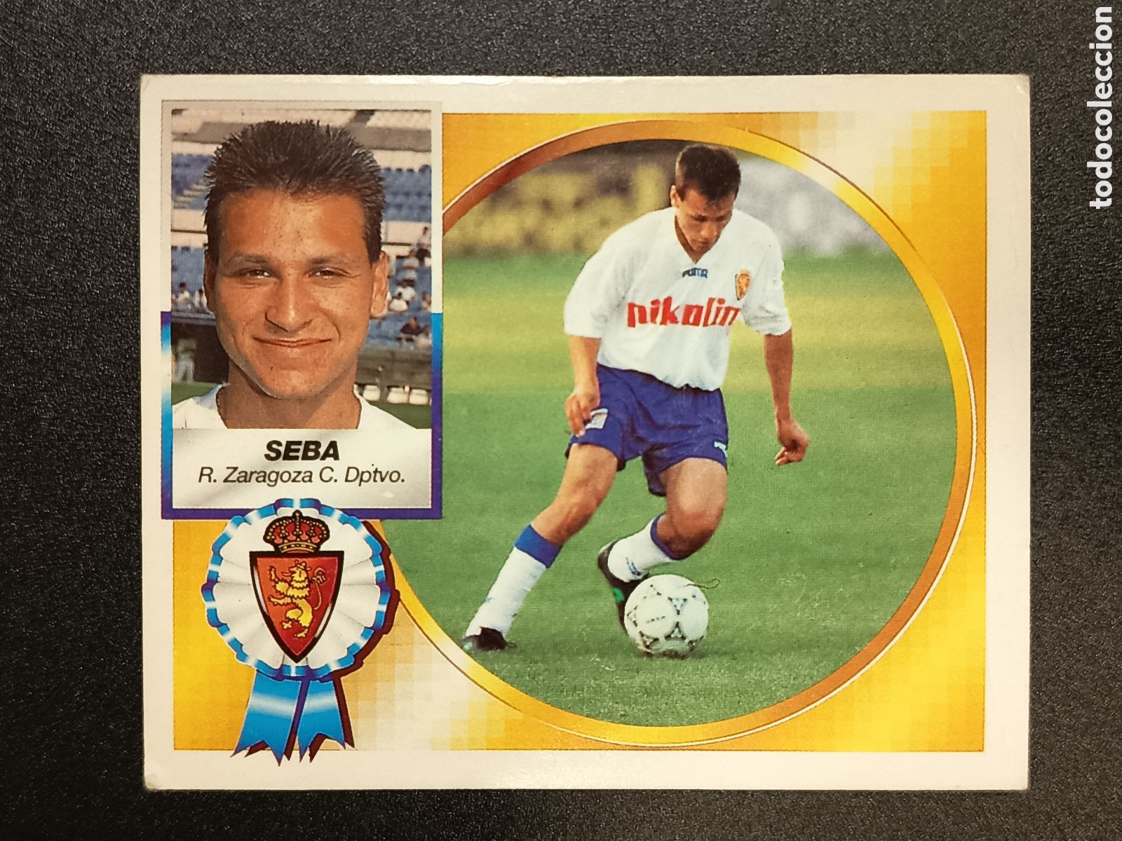Coleccionismo cromos antiguos: SEBA ZARAGOZA LIGA 94-95 1994-95 1994 1995 EDICIONES ESTE BAJA SIN PEGAR