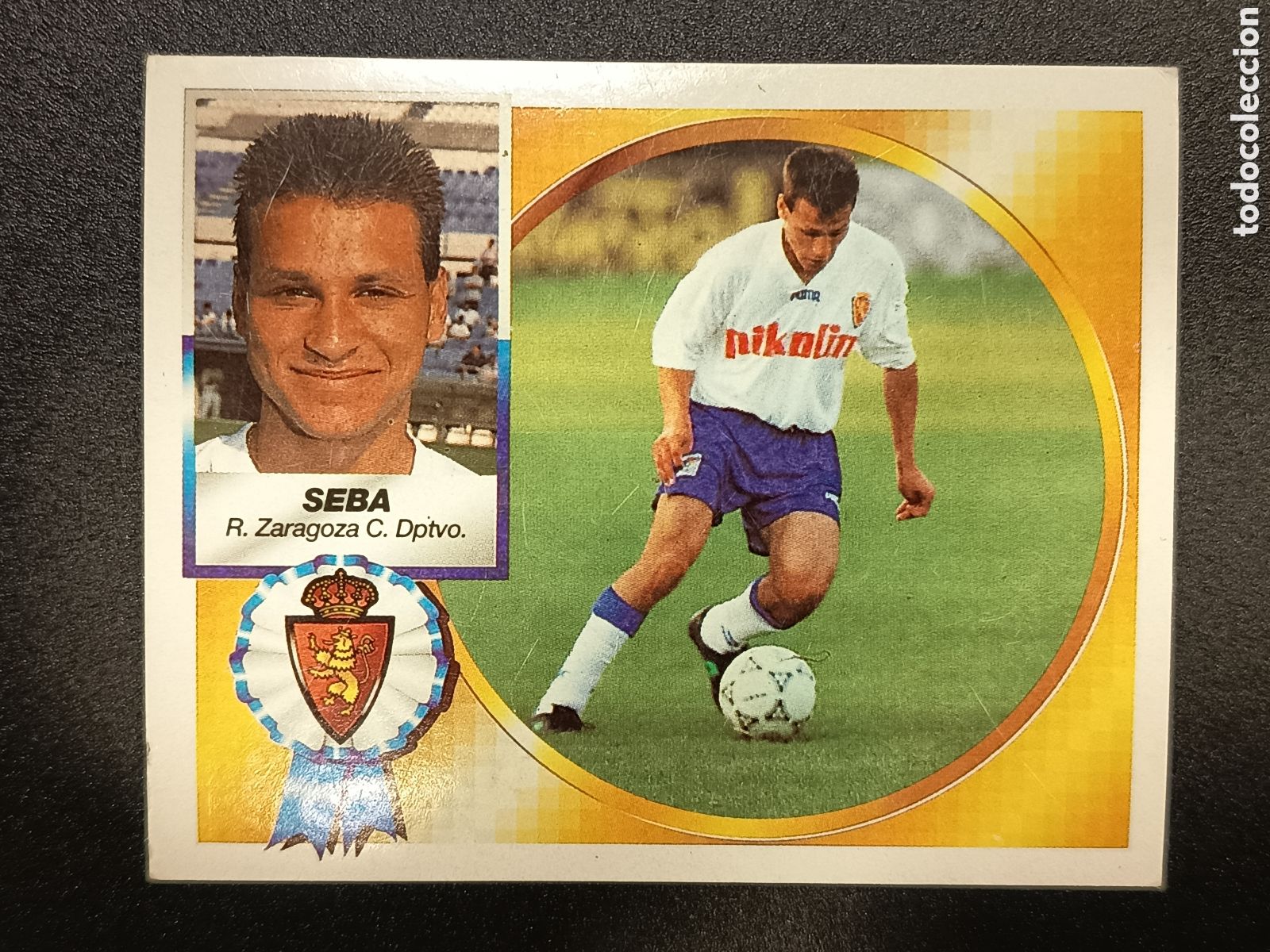 Coleccionismo cromos antiguos: SEBA ZARAGOZA LIGA 94-95 1994-95 1994 1995 EDICIONES ESTE BAJA SIN PEGAR