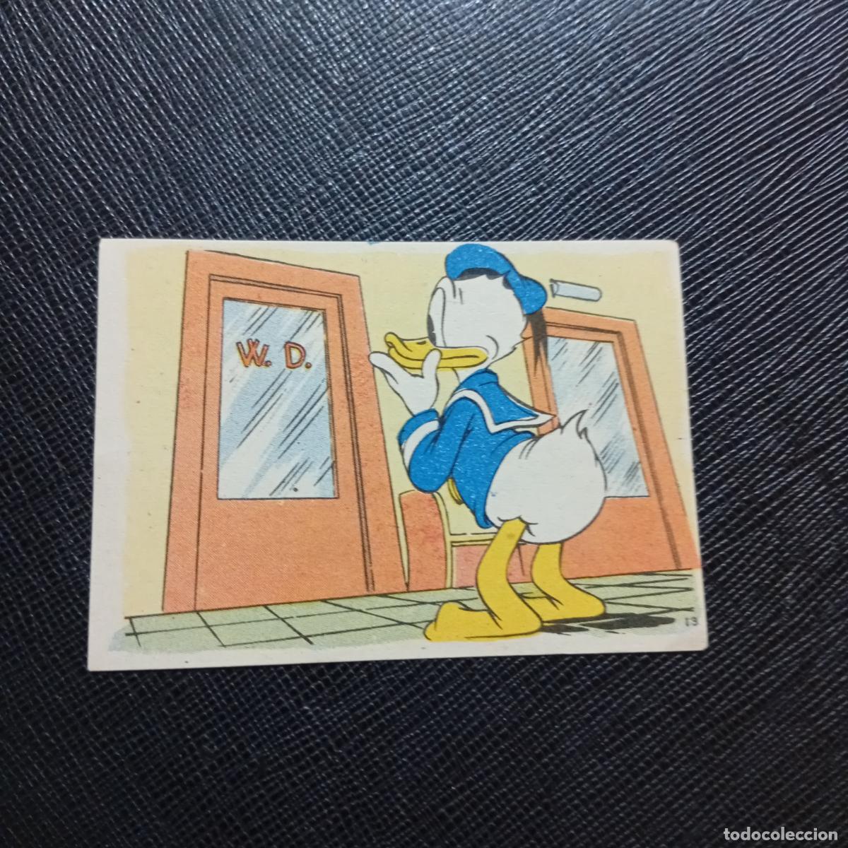 Coleccionismo cromos antiguos: 13 EL PATO DONALD EN HOLLYWOOD CHOCOLATES LLOVERAS DISNEY 1948 CROMO - SIN PEGAR - A214 PG82 B
