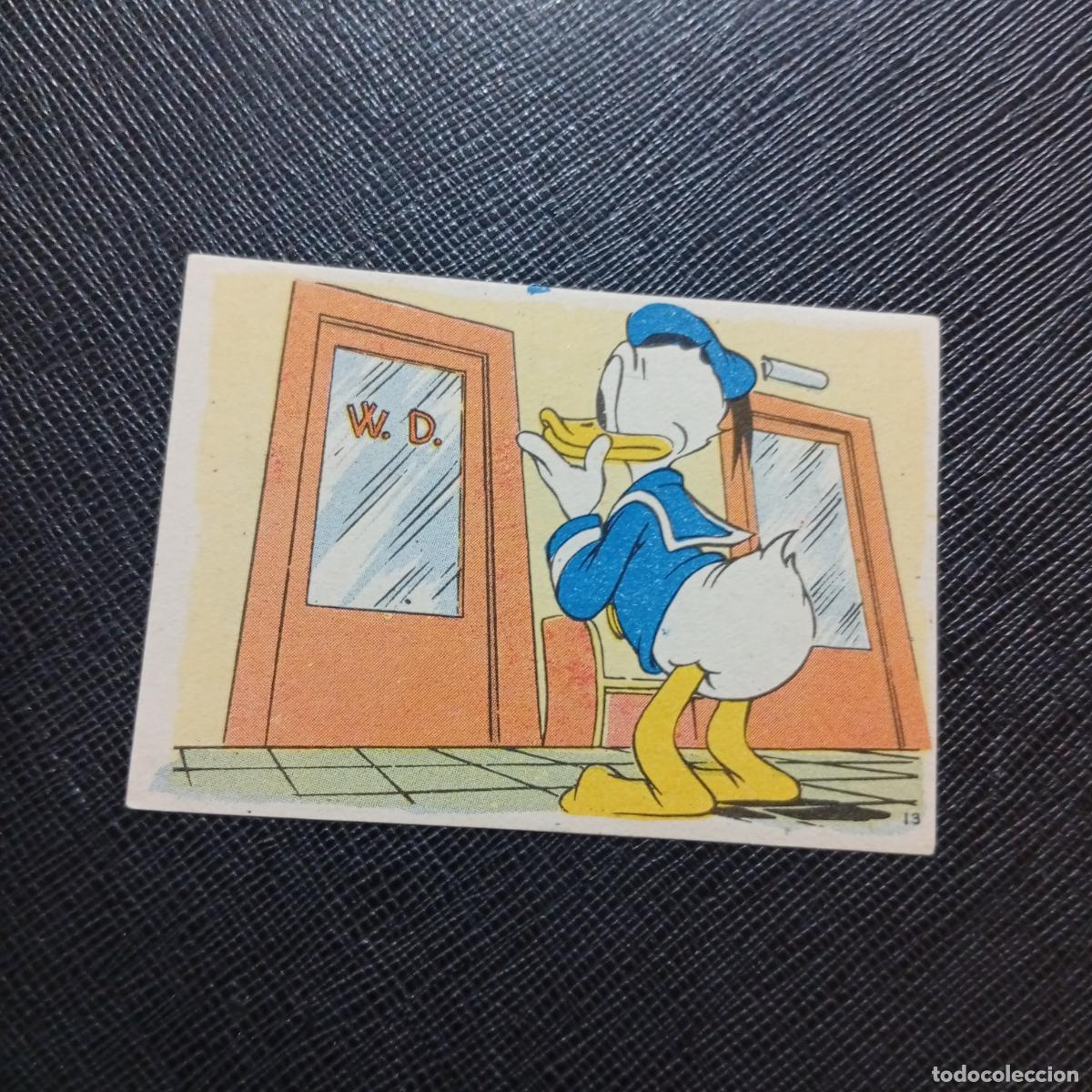 Coleccionismo cromos antiguos: 13 EL PATO DONALD EN HOLLYWOOD CHOCOLATES LLOVERAS DISNEY 1948 CROMO - SIN PEGAR - A214 PG100