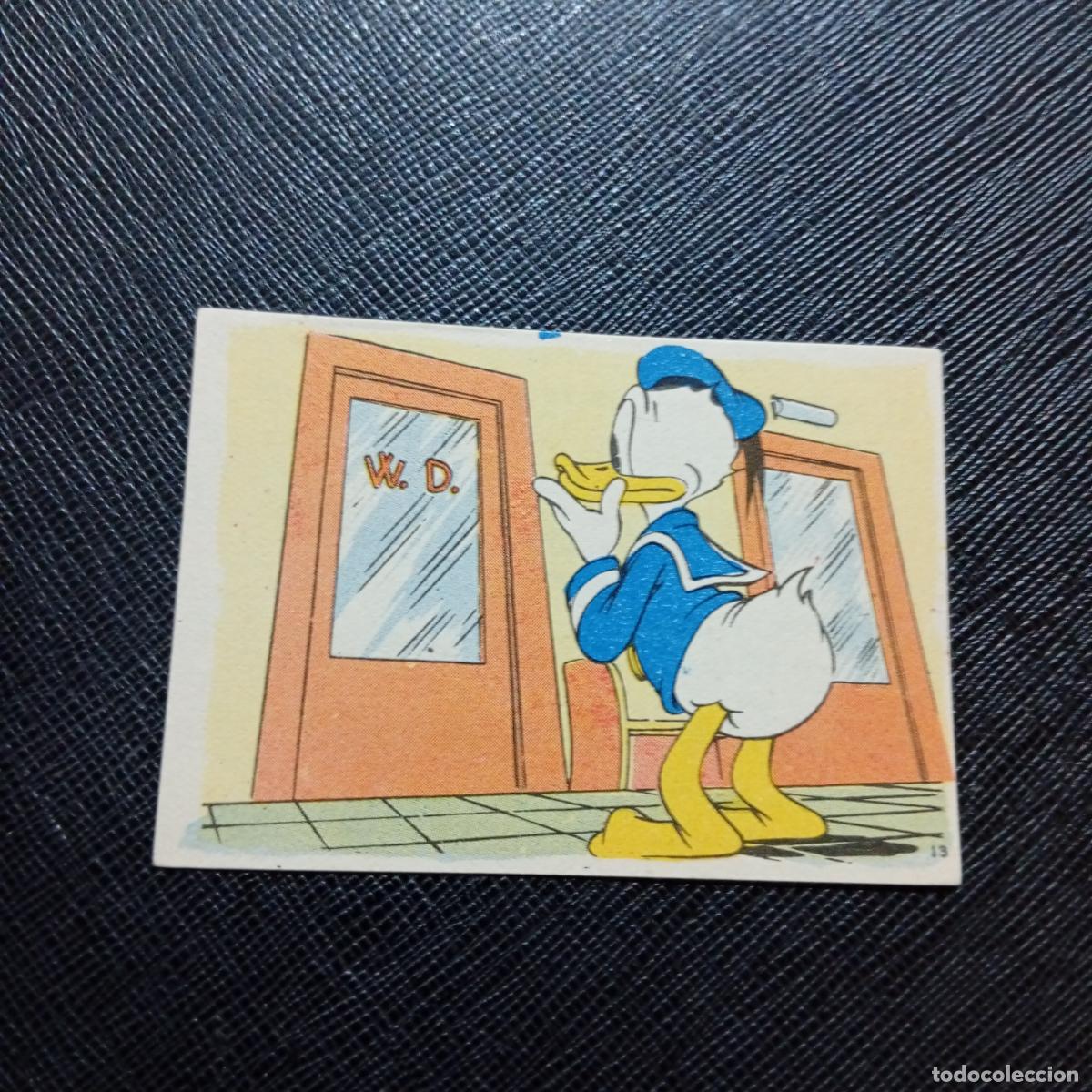 Coleccionismo cromos antiguos: 13 EL PATO DONALD EN HOLLYWOOD CHOCOLATES LLOVERAS DISNEY 1948 CROMO - SIN PEGAR - A214 PG118