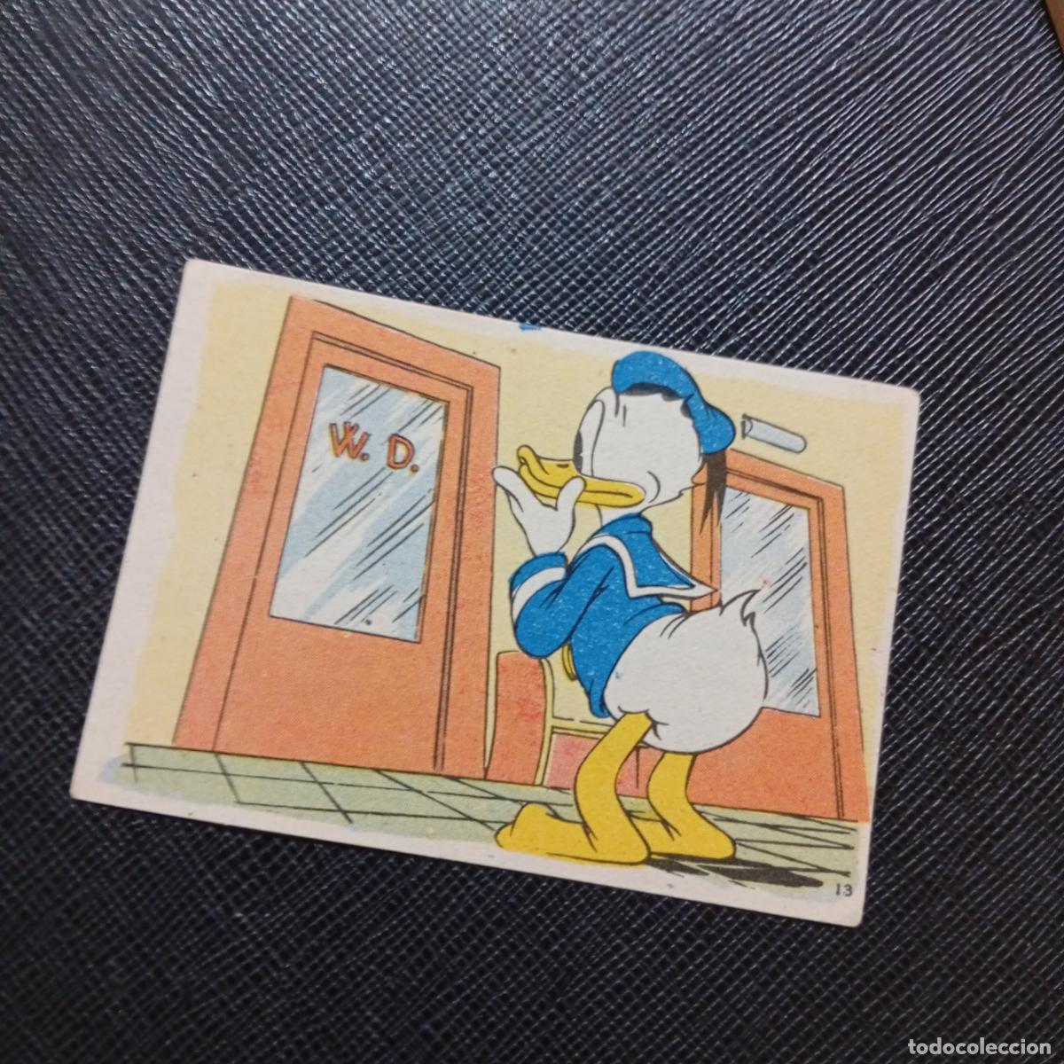 Coleccionismo cromos antiguos: 13 EL PATO DONALD EN HOLLYWOOD CHOCOLATES LLOVERAS DISNEY 1948 CROMO - SIN PEGAR - A214 PG127