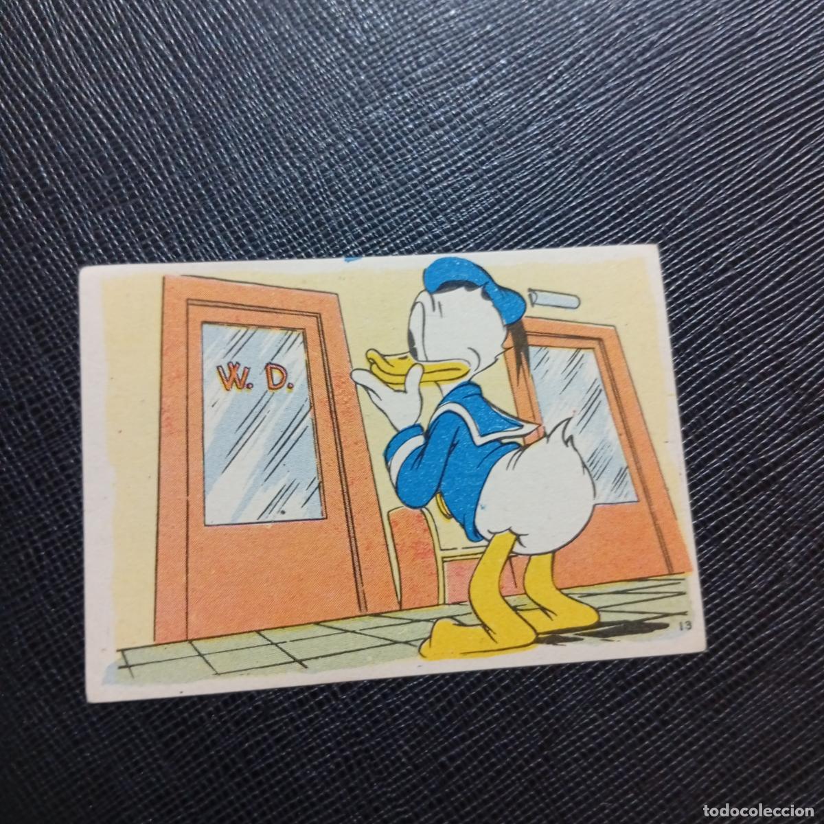 Coleccionismo cromos antiguos: 13 EL PATO DONALD EN HOLLYWOOD CHOCOLATES LLOVERAS DISNEY 1948 CROMO - SIN PEGAR - A214 PG145
