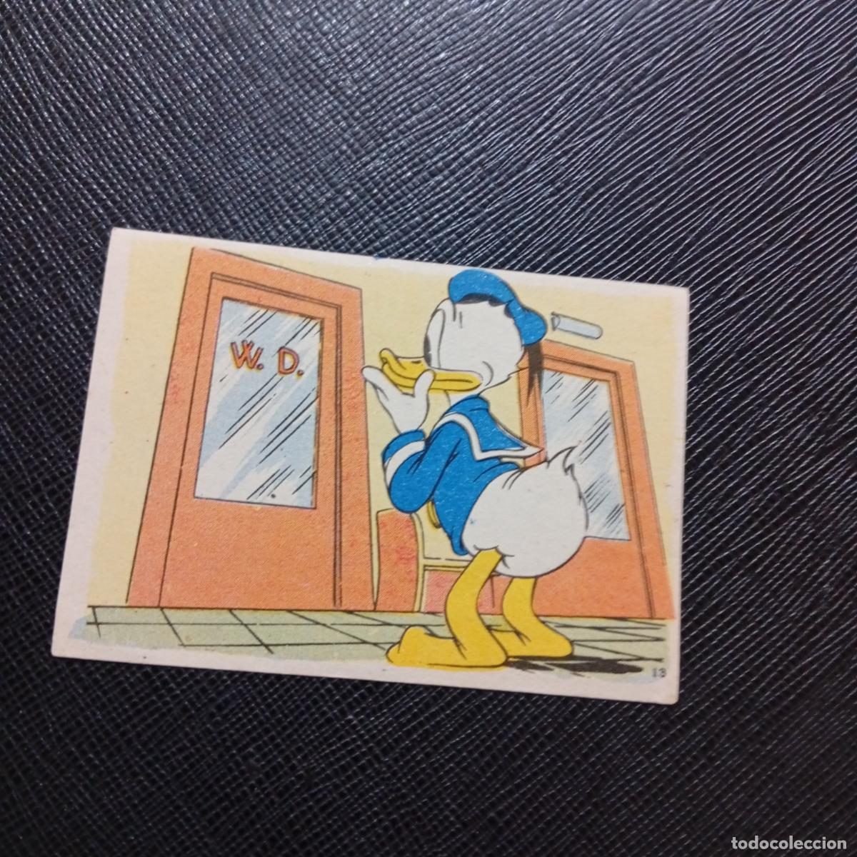 Coleccionismo cromos antiguos: 13 EL PATO DONALD EN HOLLYWOOD CHOCOLATES LLOVERAS DISNEY 1948 CROMO - SIN PEGAR - A214 PG163 B