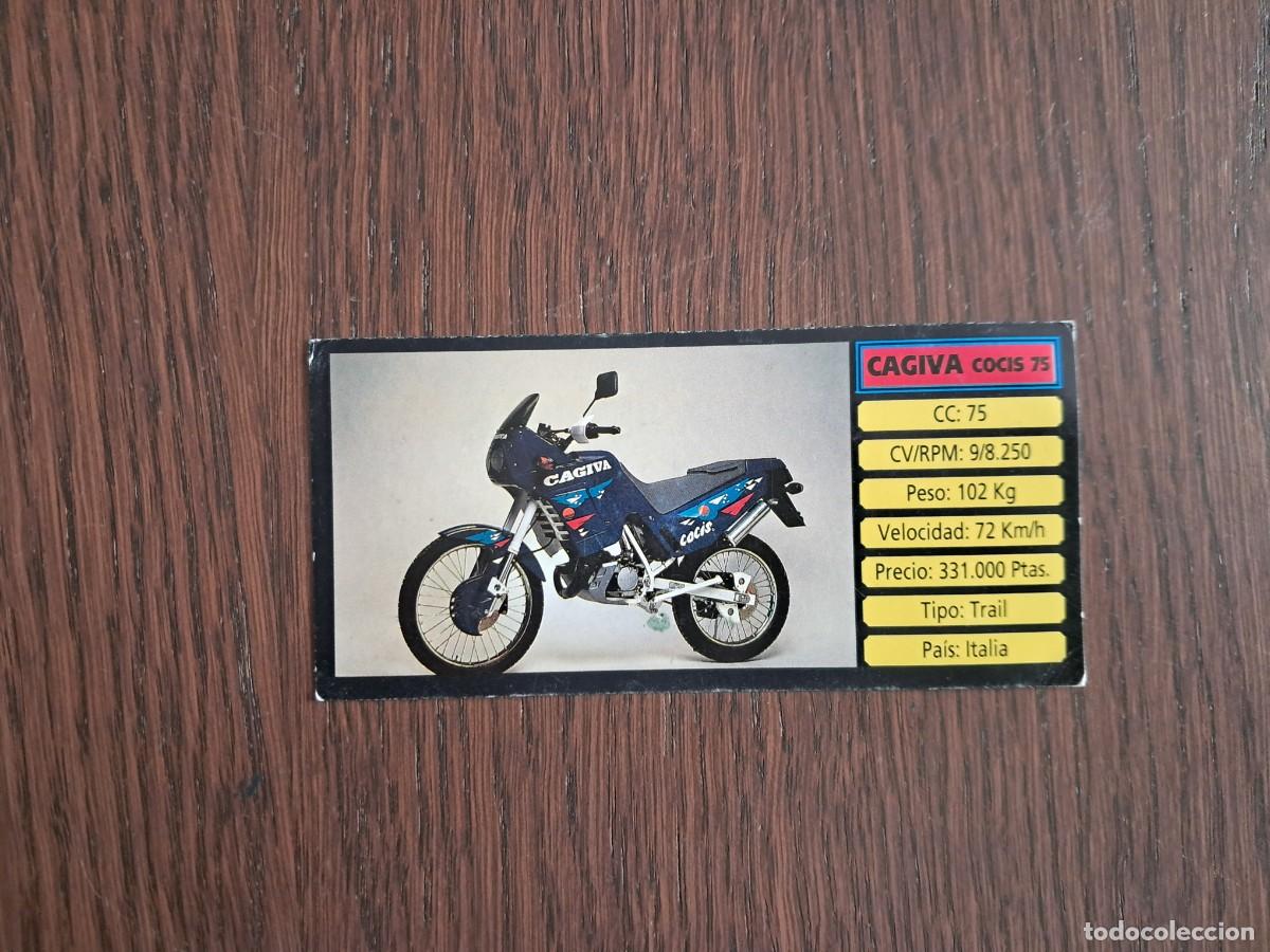 Coleccionismo cromos antiguos: CROMO MOTOCICLISMO : CAGIVA COCIS 75, N&ordm; 22 -- EDITORIAL CUSCO 1993