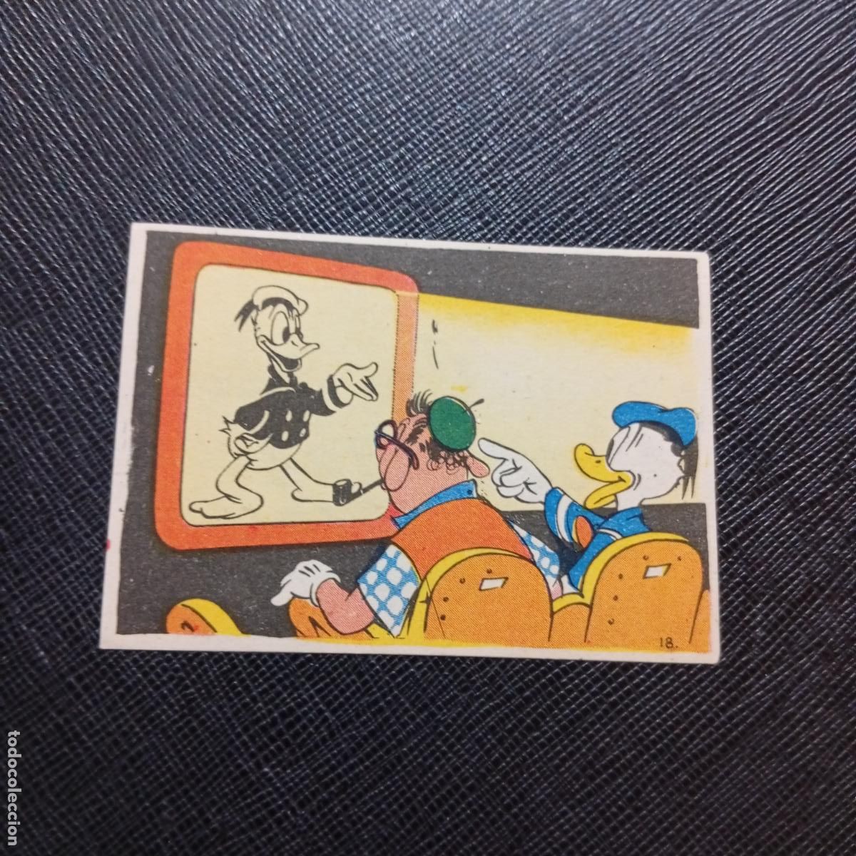 Coleccionismo cromos antiguos: 18 EL PATO DONALD EN HOLLYWOOD CHOCOLATES LLOVERAS DISNEY 1948 CROMO - SIN PEGAR - A214 PG118