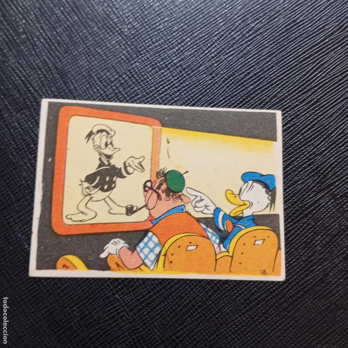Coleccionismo cromos antiguos: 18 EL PATO DONALD EN HOLLYWOOD CHOCOLATES LLOVERAS DISNEY 1948 CROMO - SIN PEGAR - A214 PG118 B
