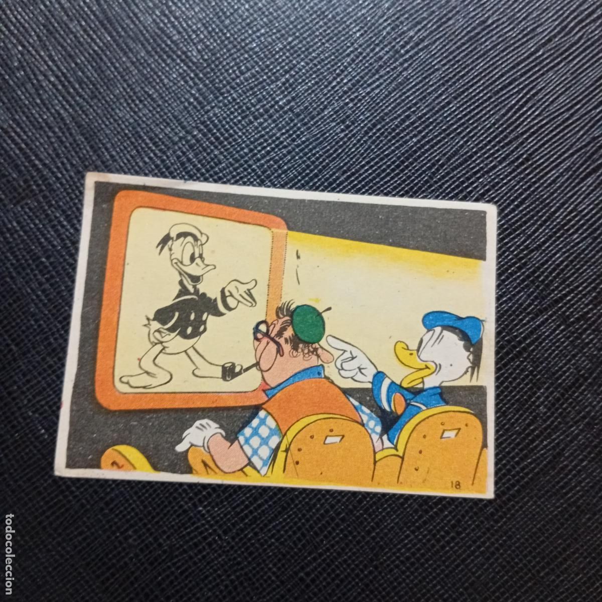 Coleccionismo cromos antiguos: 18 EL PATO DONALD EN HOLLYWOOD CHOCOLATES LLOVERAS DISNEY 1948 CROMO - SIN PEGAR - A214 PG127