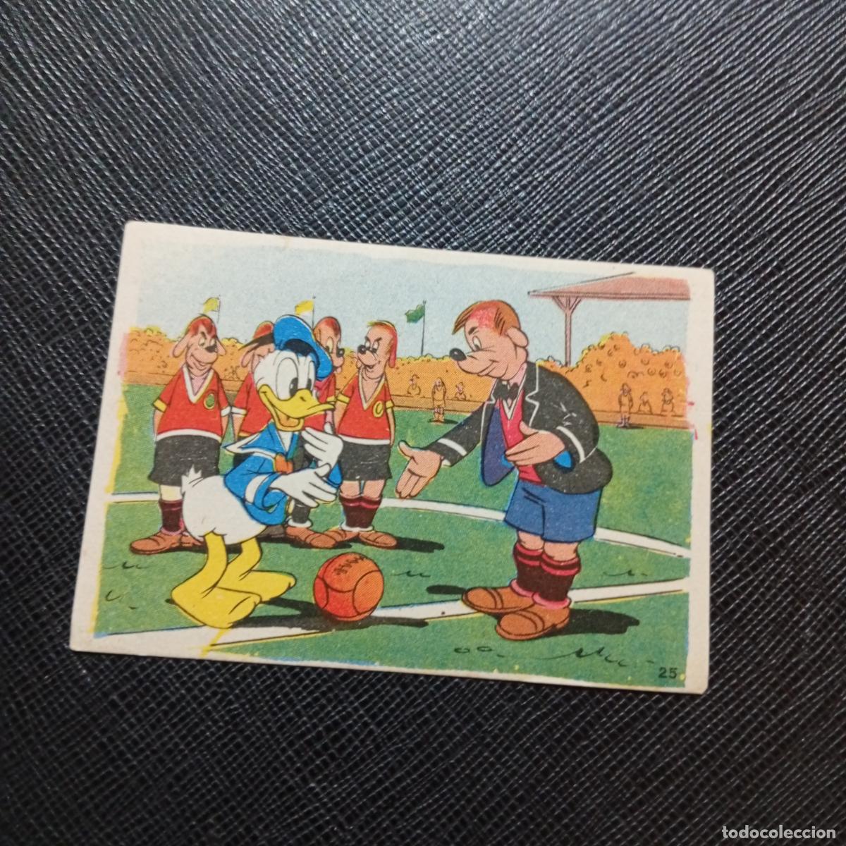 Coleccionismo cromos antiguos: 25 EL PATO DONALD EN HOLLYWOOD CHOCOLATES LLOVERAS DISNEY 1948 CROMO - SIN PEGAR - A214 PG100