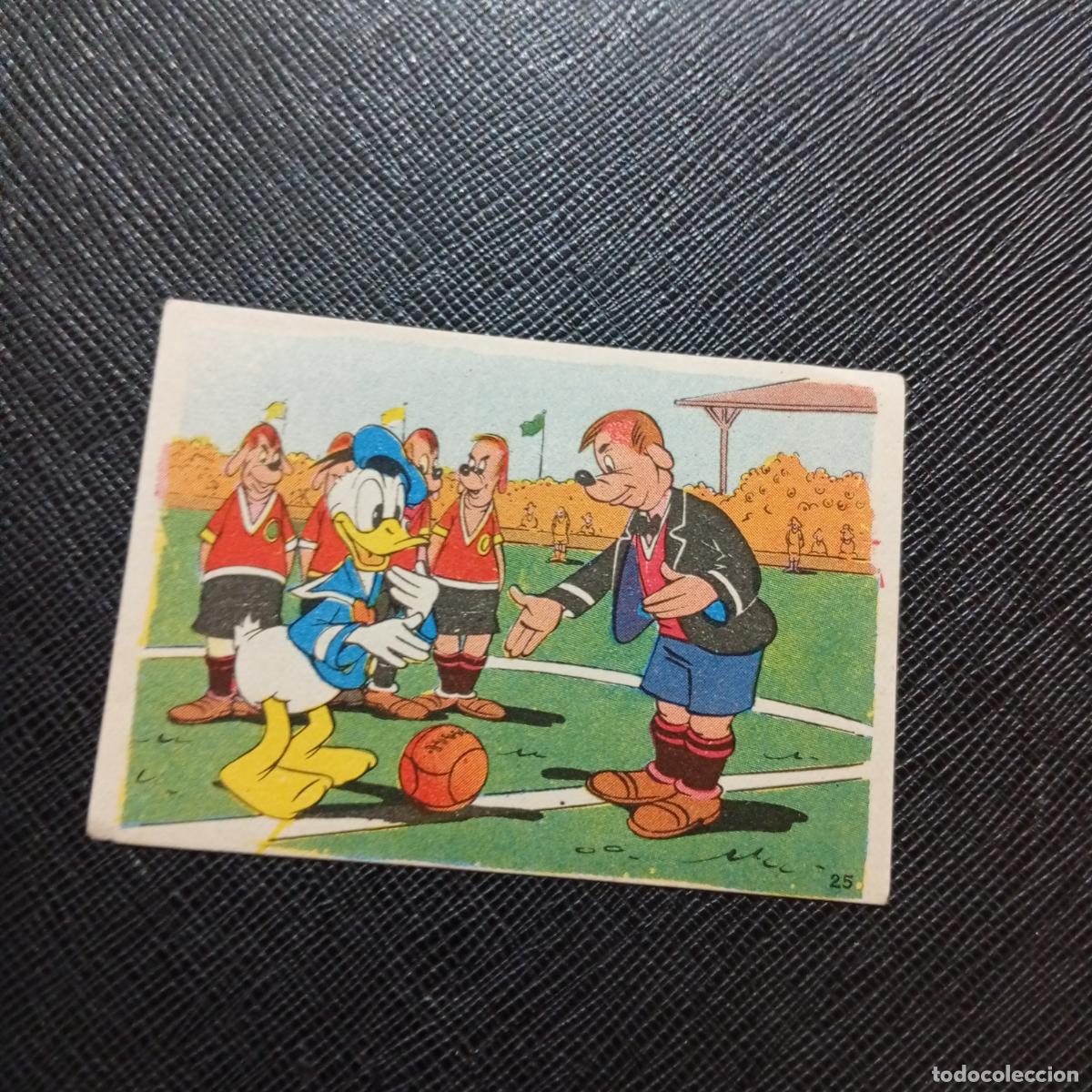 Coleccionismo cromos antiguos: 25 EL PATO DONALD EN HOLLYWOOD CHOCOLATES LLOVERAS DISNEY 1948 CROMO - SIN PEGAR - A214 PG100 B