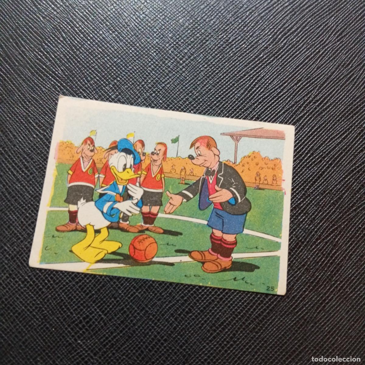 Coleccionismo cromos antiguos: 25 EL PATO DONALD EN HOLLYWOOD CHOCOLATES LLOVERAS DISNEY 1948 CROMO - SIN PEGAR - A214 PG118
