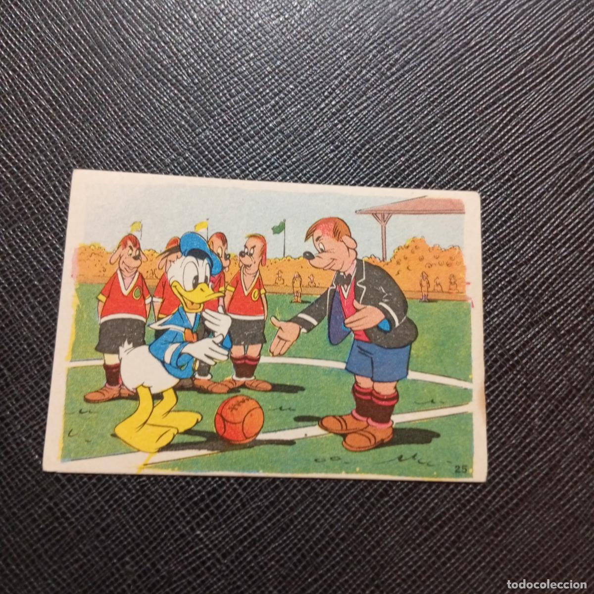 Coleccionismo cromos antiguos: 25 EL PATO DONALD EN HOLLYWOOD CHOCOLATES LLOVERAS DISNEY 1948 CROMO - SIN PEGAR - A214 PG136
