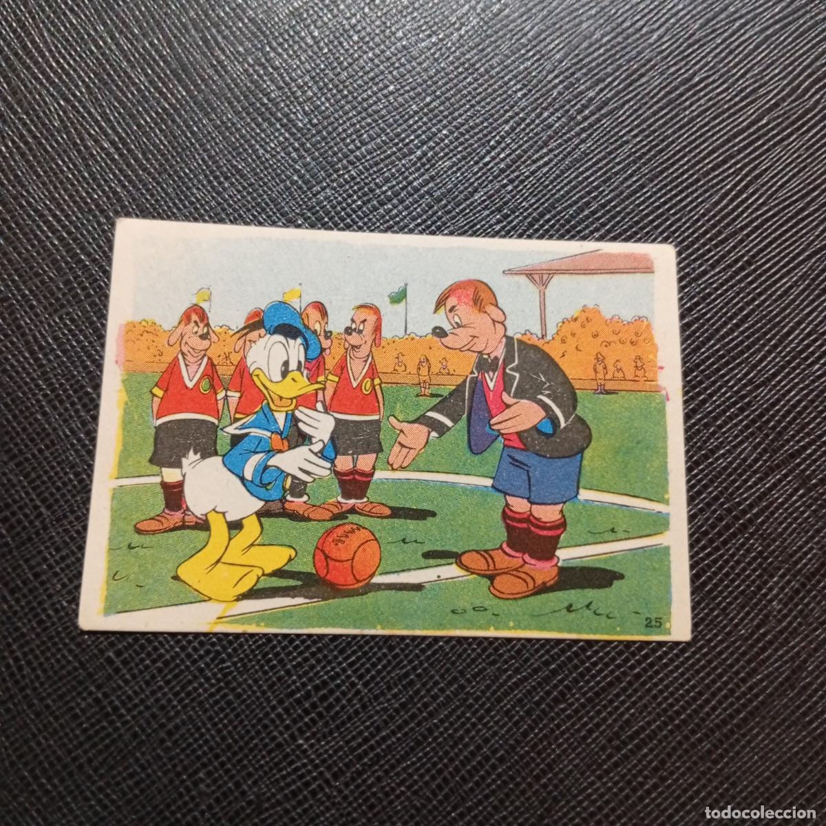 Coleccionismo cromos antiguos: 25 EL PATO DONALD EN HOLLYWOOD CHOCOLATES LLOVERAS DISNEY 1948 CROMO - SIN PEGAR - A214 PG136 B
