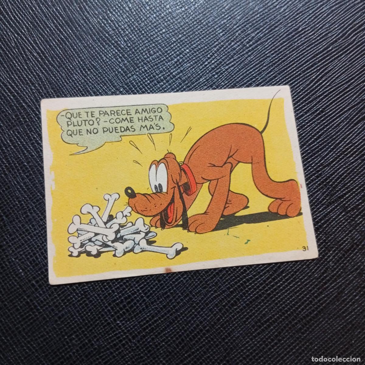 Coleccionismo cromos antiguos: 31 EL PATO DONALD EN HOLLYWOOD CHOCOLATES LLOVERAS DISNEY 1948 CROMO - SIN PEGAR - A214 PG109 B